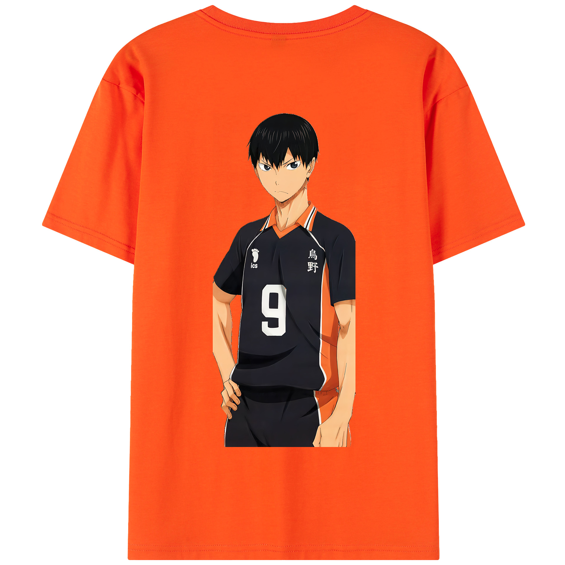 （画像用） ハイキュー!! Haikyu!! 綿100％半袖Tシャツ（背面プリント）