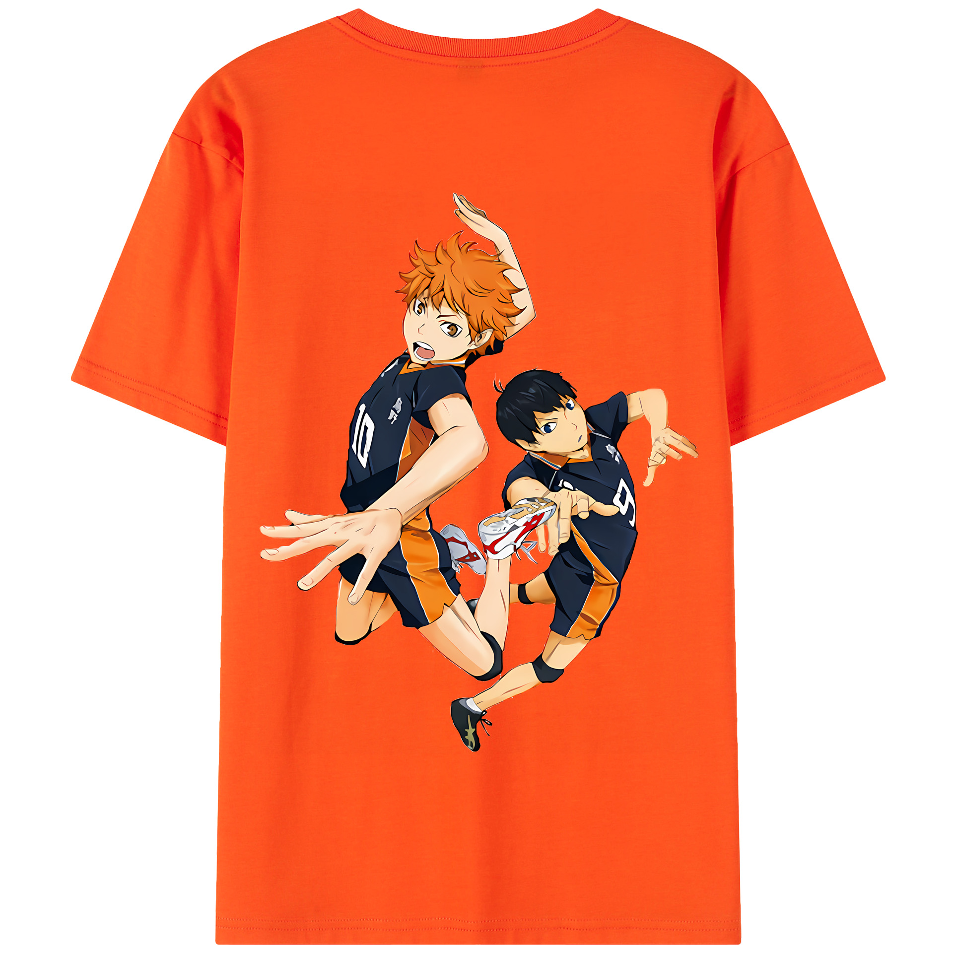 （画像用） ハイキュー!! Haikyu!! 綿100％半袖Tシャツ（背面プリント）
