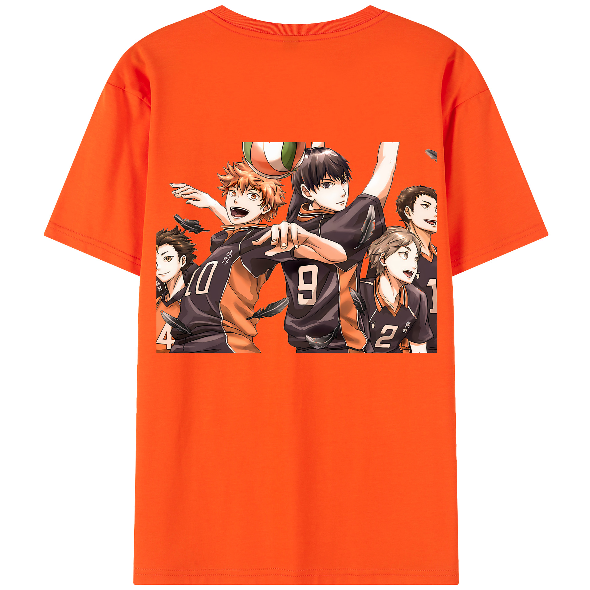 （画像用） ハイキュー!! Haikyu!! 綿100％半袖Tシャツ（背面プリント）