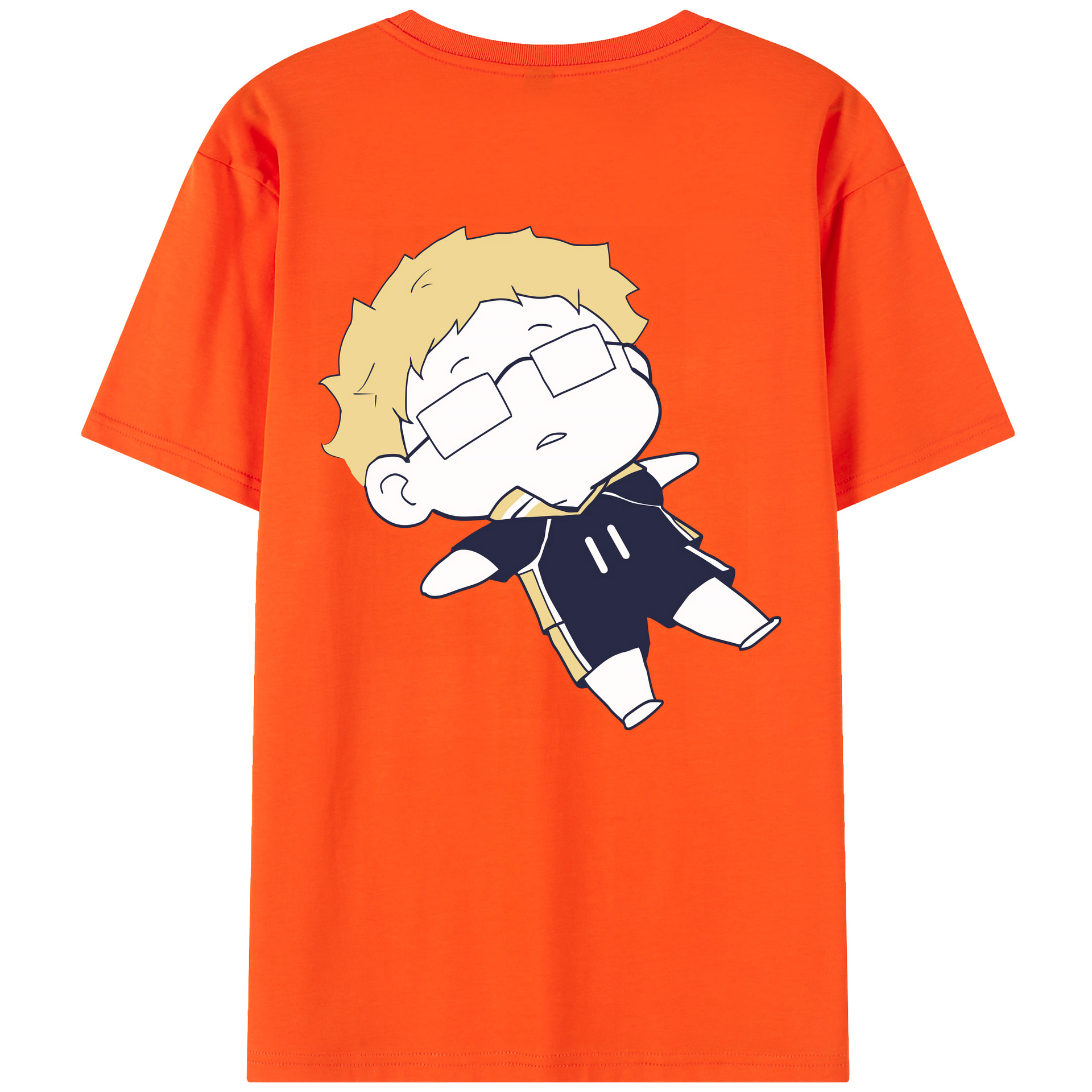 （画像用） ハイキュー!! Haikyu!! 綿100％半袖Tシャツ（背面プリント）
