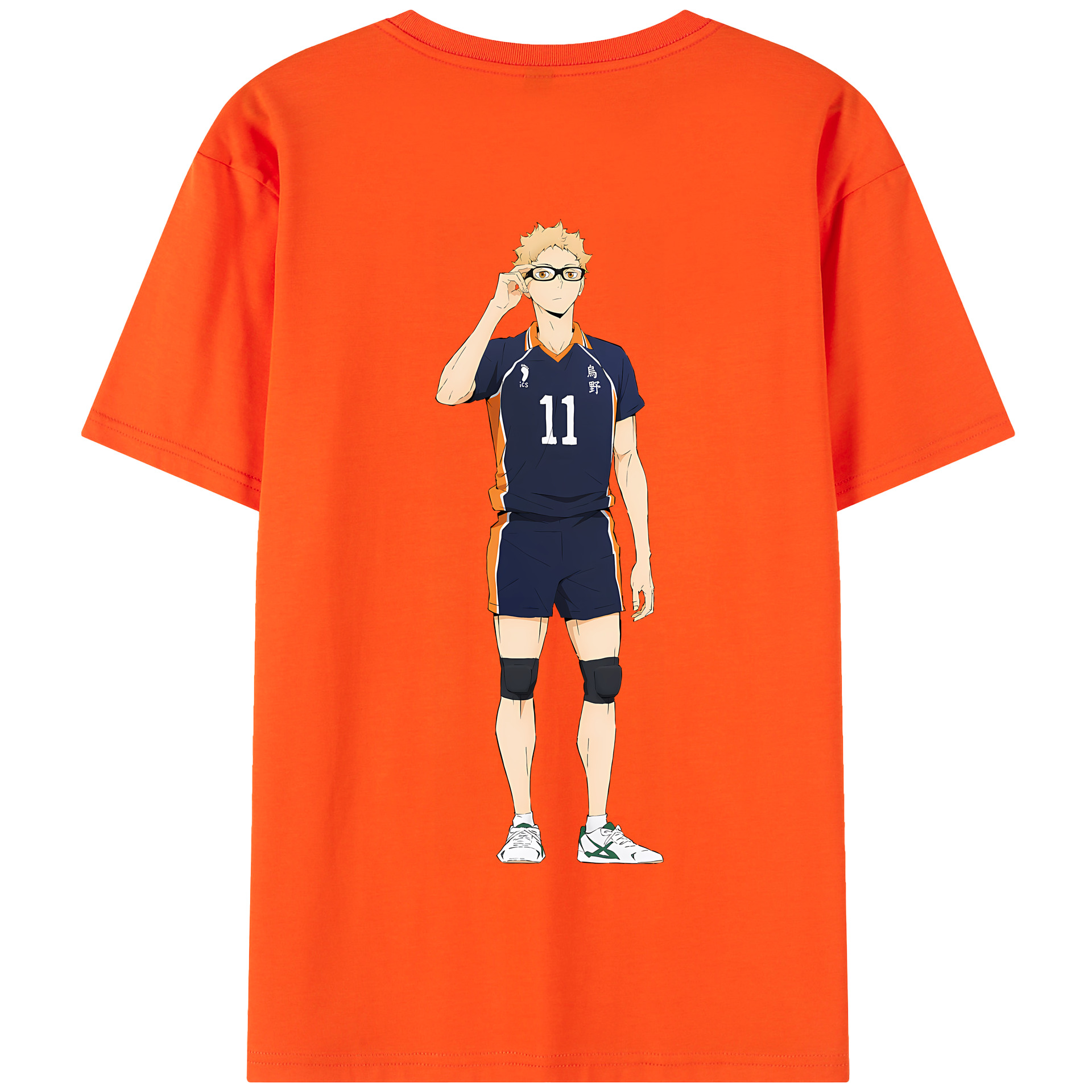 （画像用） ハイキュー!! Haikyu!! 綿100％半袖Tシャツ（背面プリント）