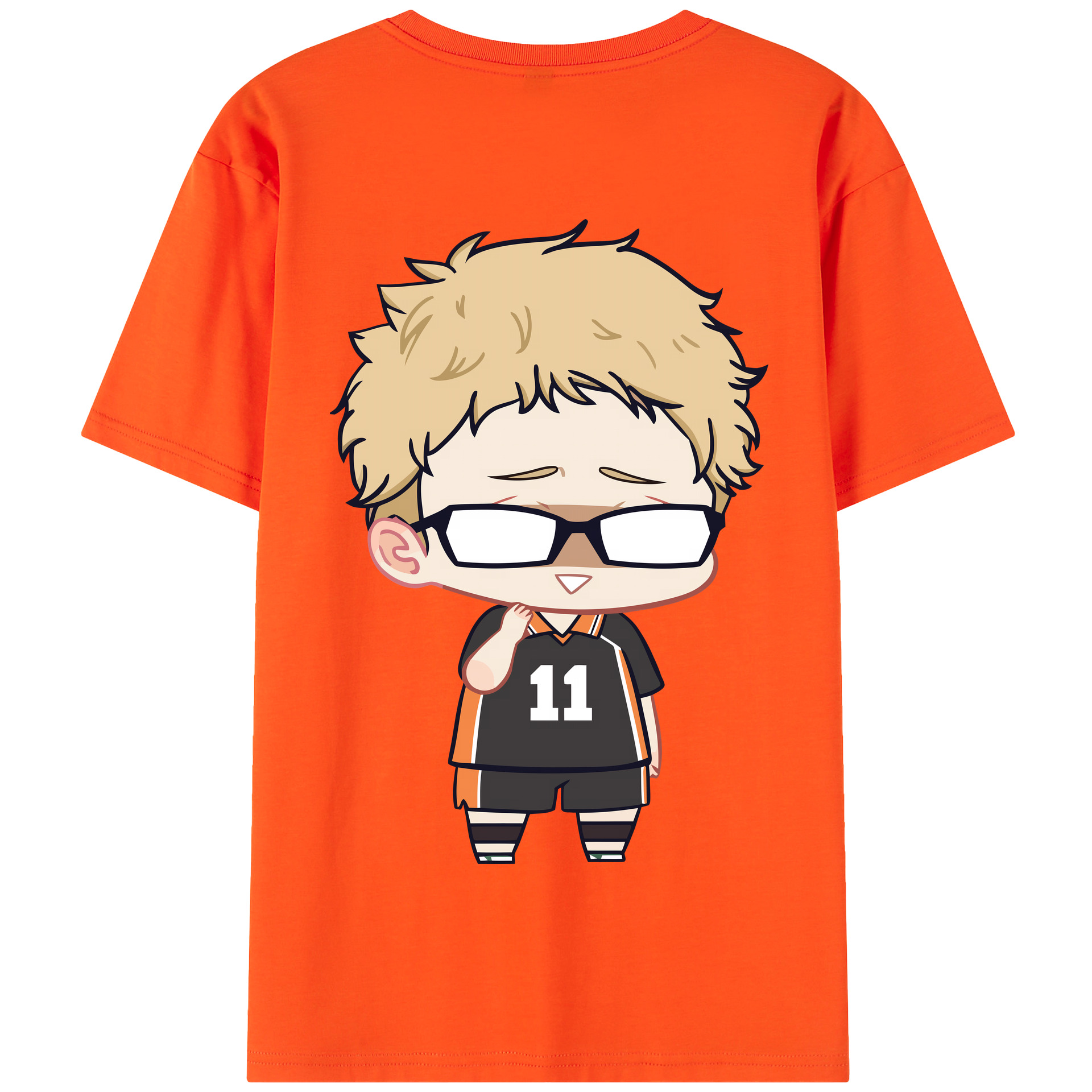 （画像用） ハイキュー!! Haikyu!! 綿100％半袖Tシャツ（背面プリント）