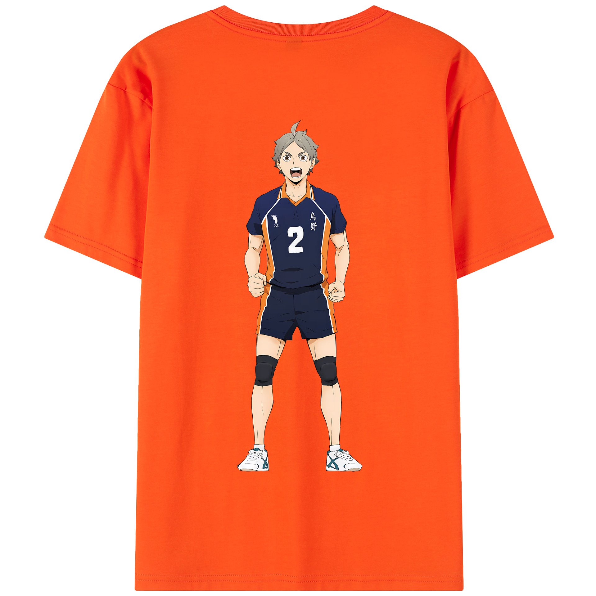 （画像用） ハイキュー!! Haikyu!! 綿100％半袖Tシャツ（背面プリント）