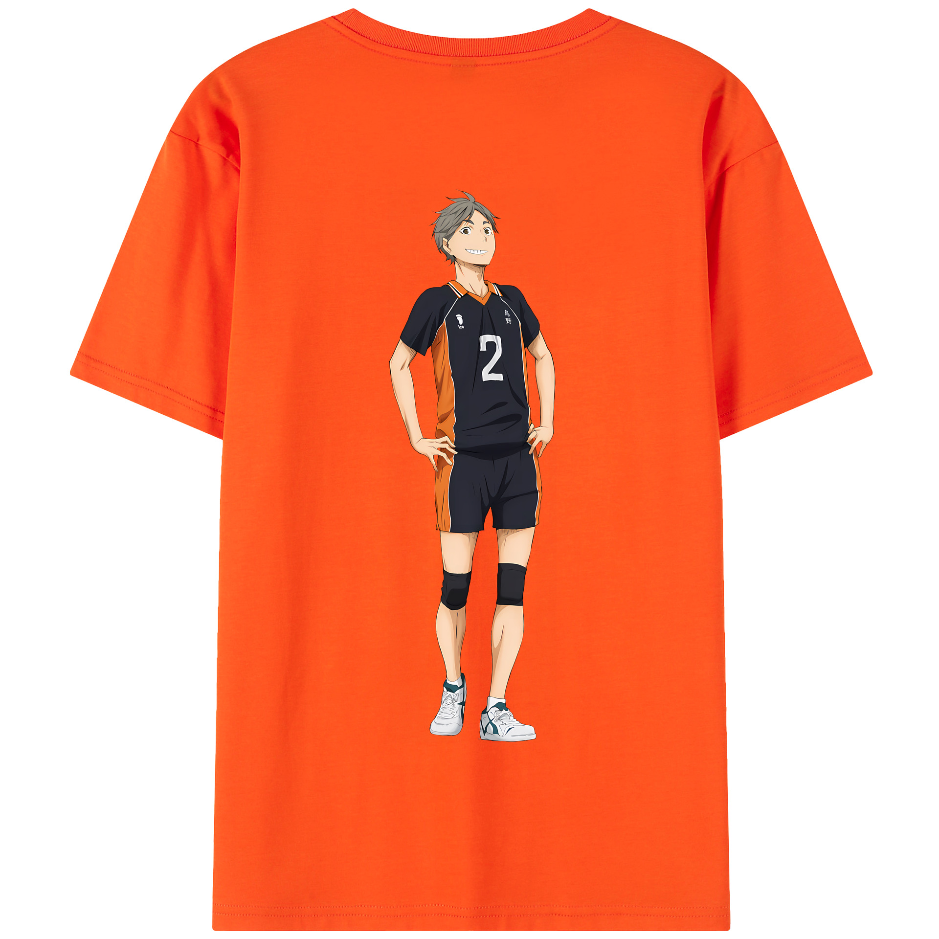 （画像用） ハイキュー!! Haikyu!! 綿100％半袖Tシャツ（背面プリント）