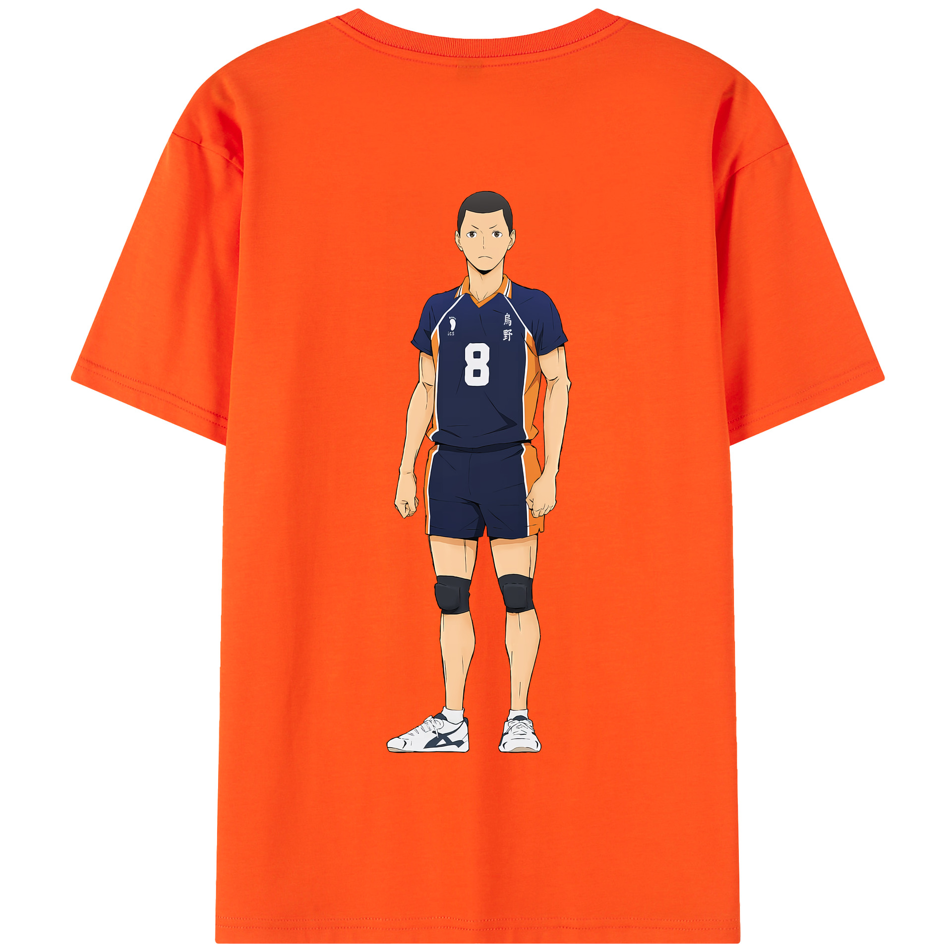 （画像用） ハイキュー!! Haikyu!! 綿100％半袖Tシャツ（背面プリント）