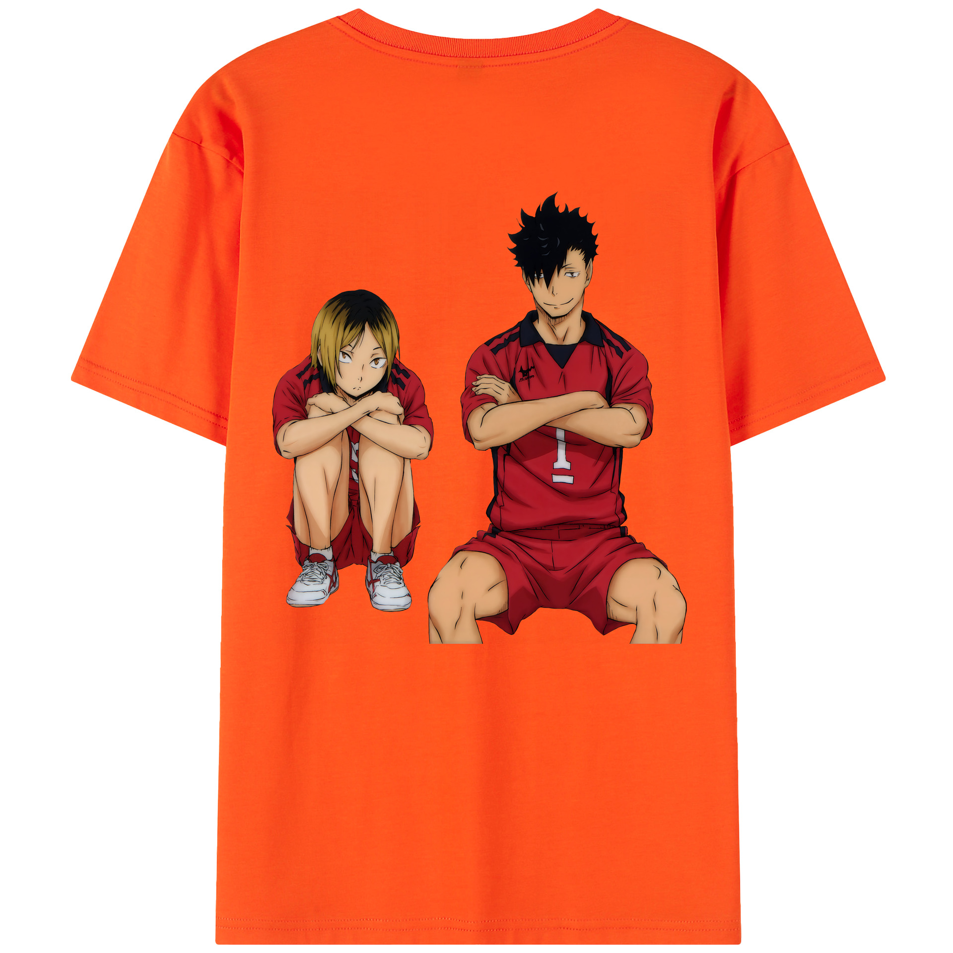 （画像用） ハイキュー!! Haikyu!! 綿100％半袖Tシャツ（背面プリント）