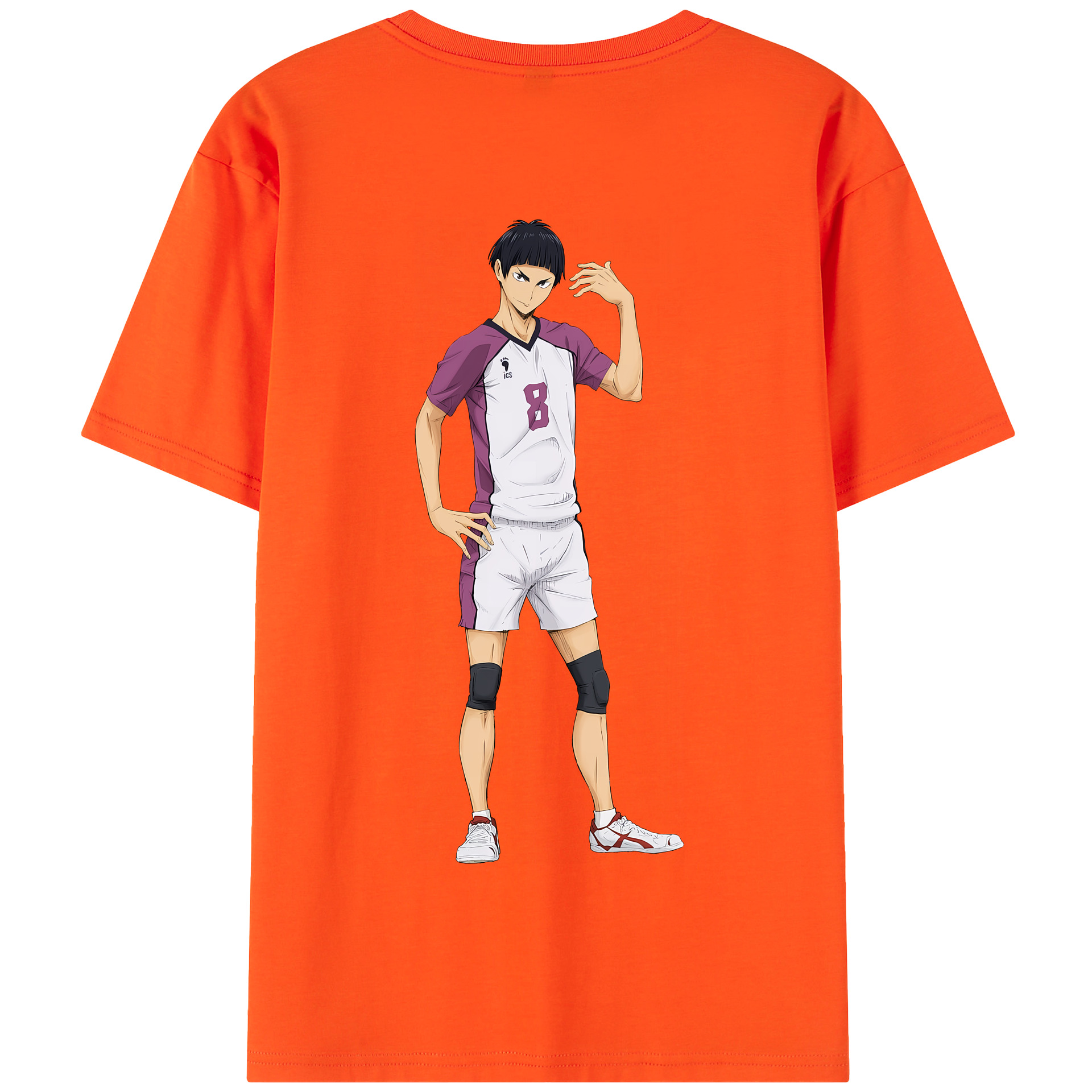 （画像用） ハイキュー!! Haikyu!! 綿100％半袖Tシャツ（背面プリント）
