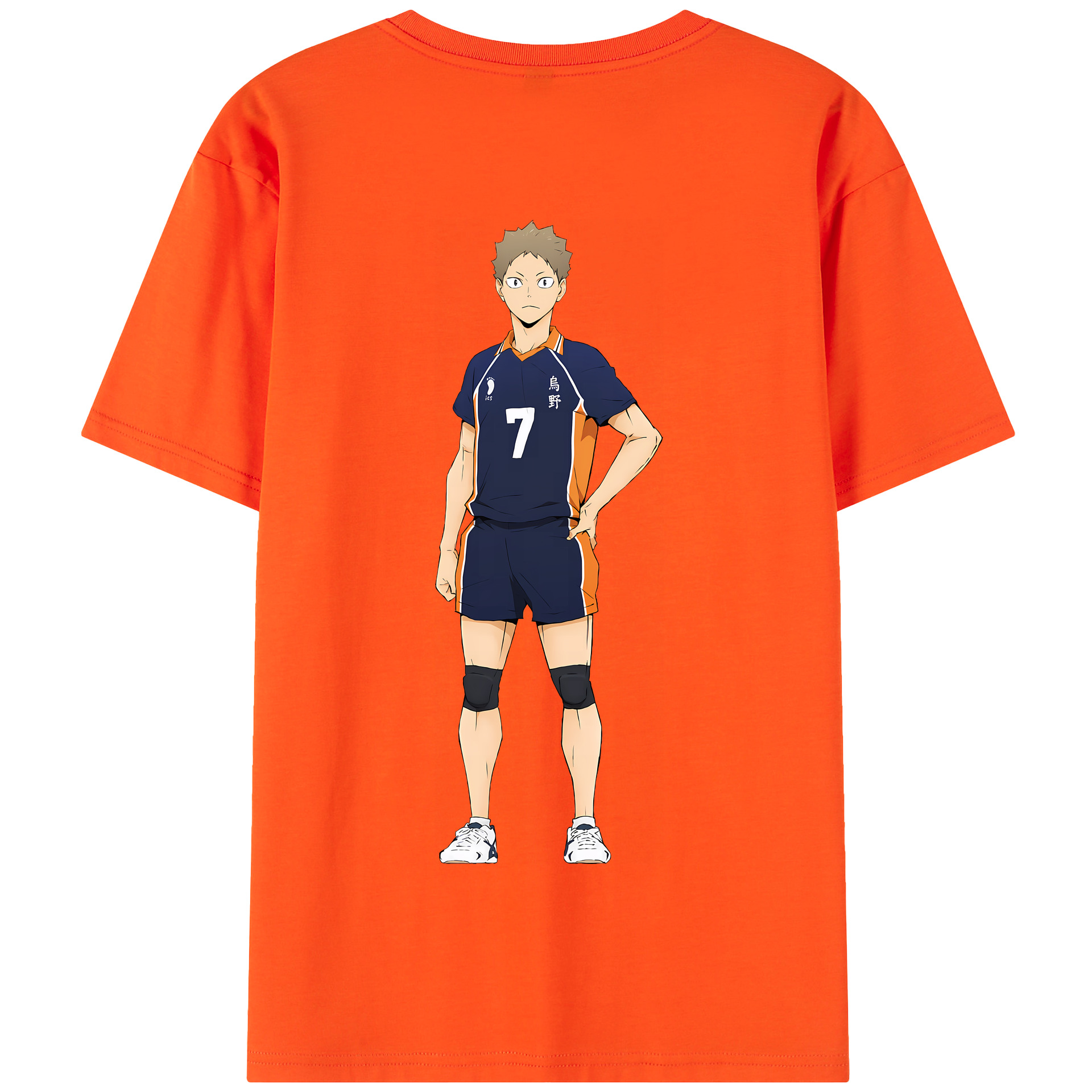 （画像用） ハイキュー!! Haikyu!! 綿100％半袖Tシャツ（背面プリント）