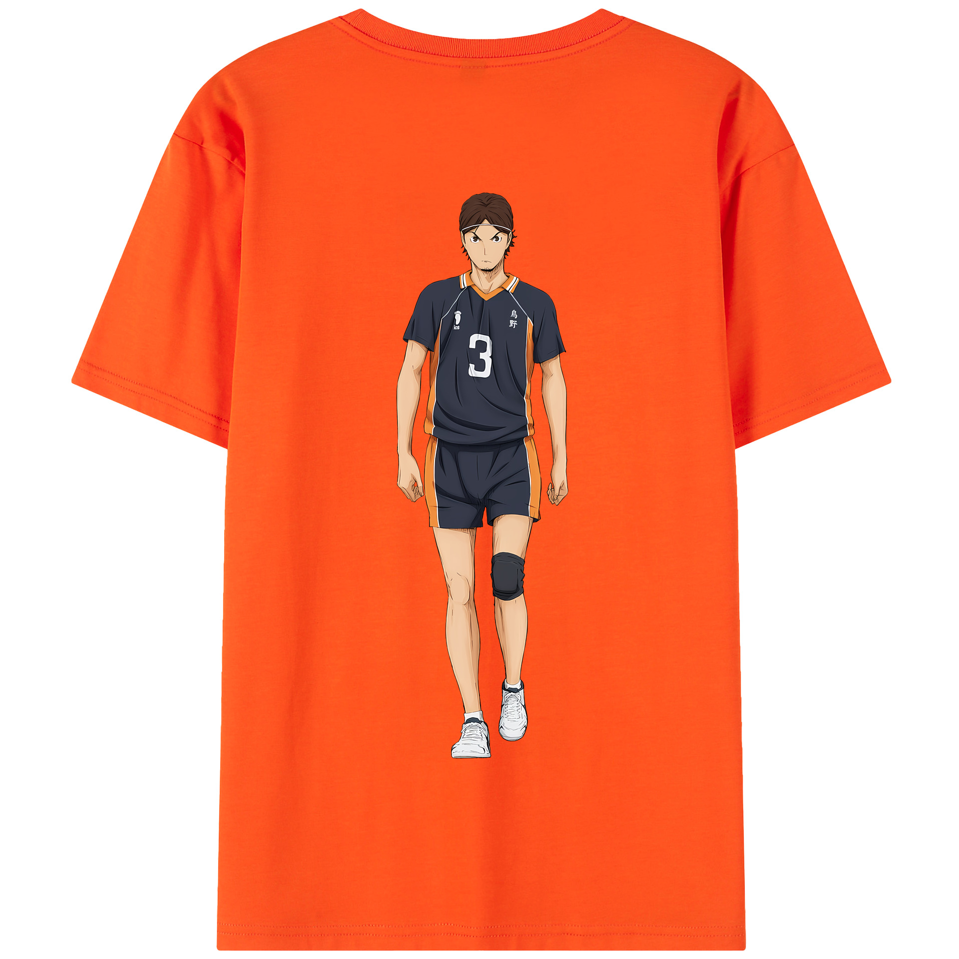 （画像用） ハイキュー!! Haikyu!! 綿100％半袖Tシャツ（背面プリント）