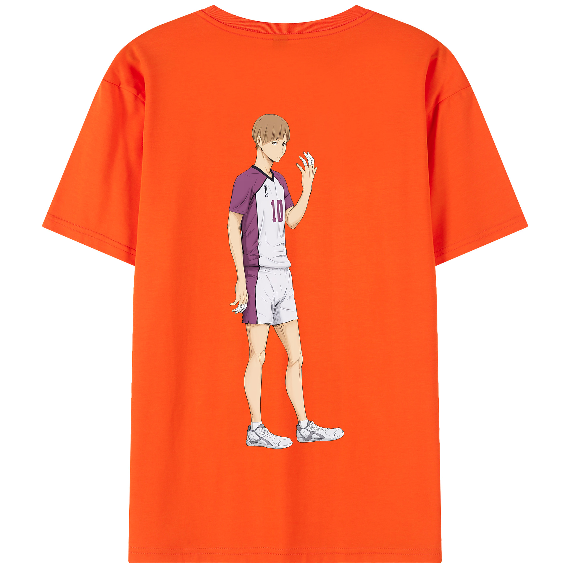 （画像用） ハイキュー!! Haikyu!! 綿100％半袖Tシャツ（背面プリント）