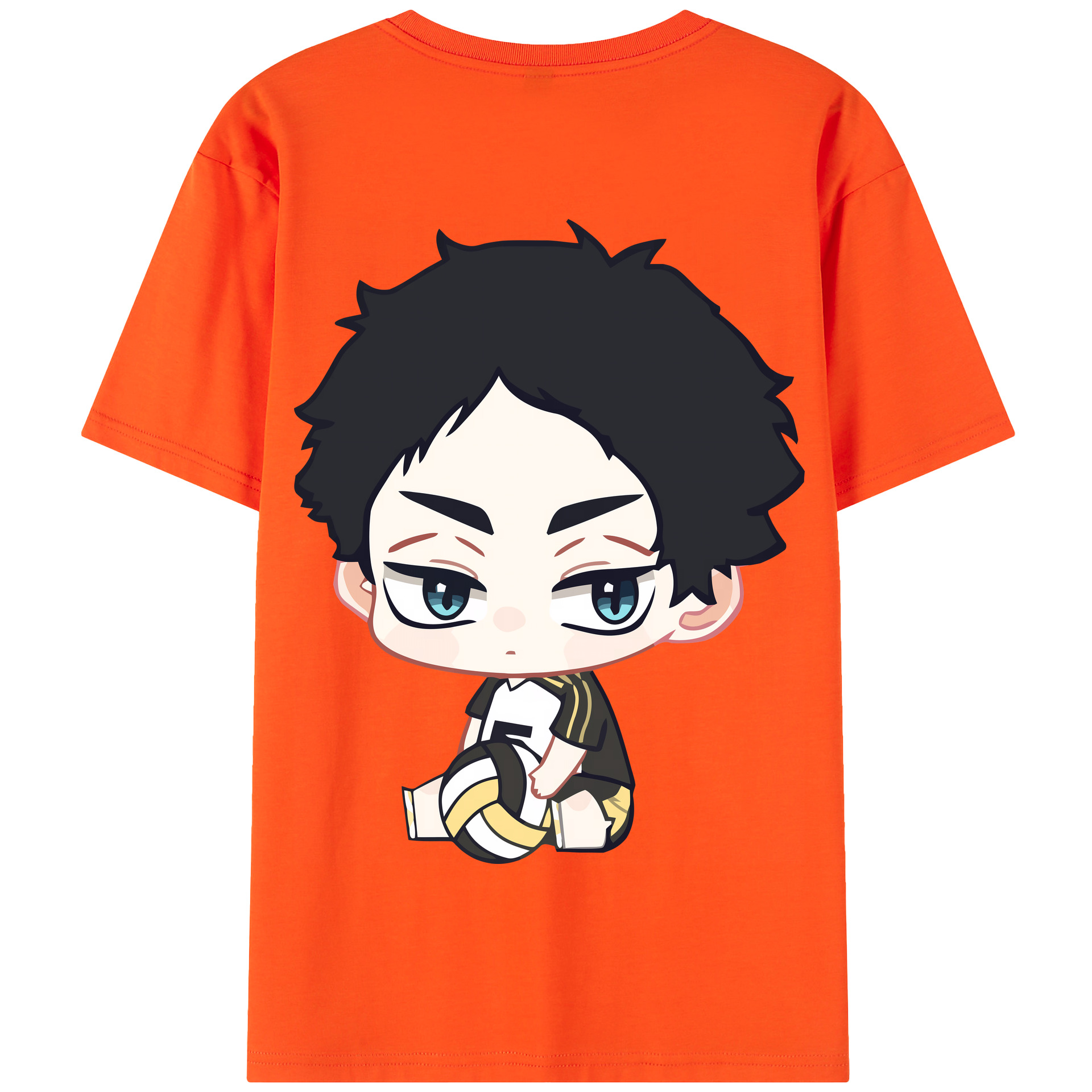 （画像用） ハイキュー!! Haikyu!! 綿100％半袖Tシャツ（背面プリント）