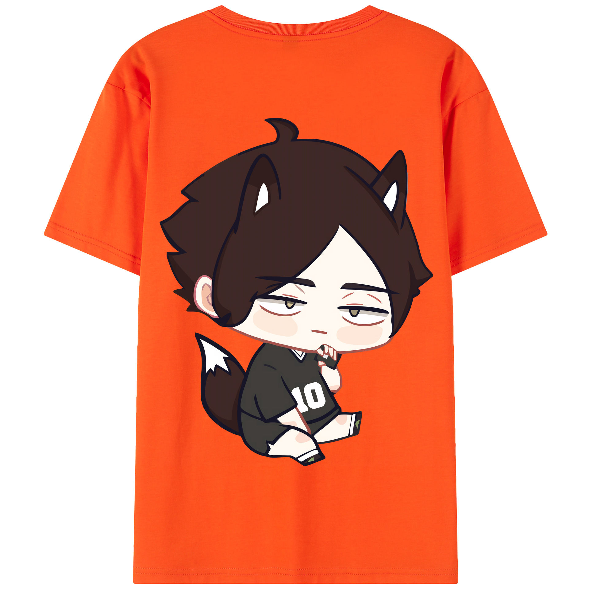 （画像用） ハイキュー!! Haikyu!! 綿100％半袖Tシャツ（背面プリント）