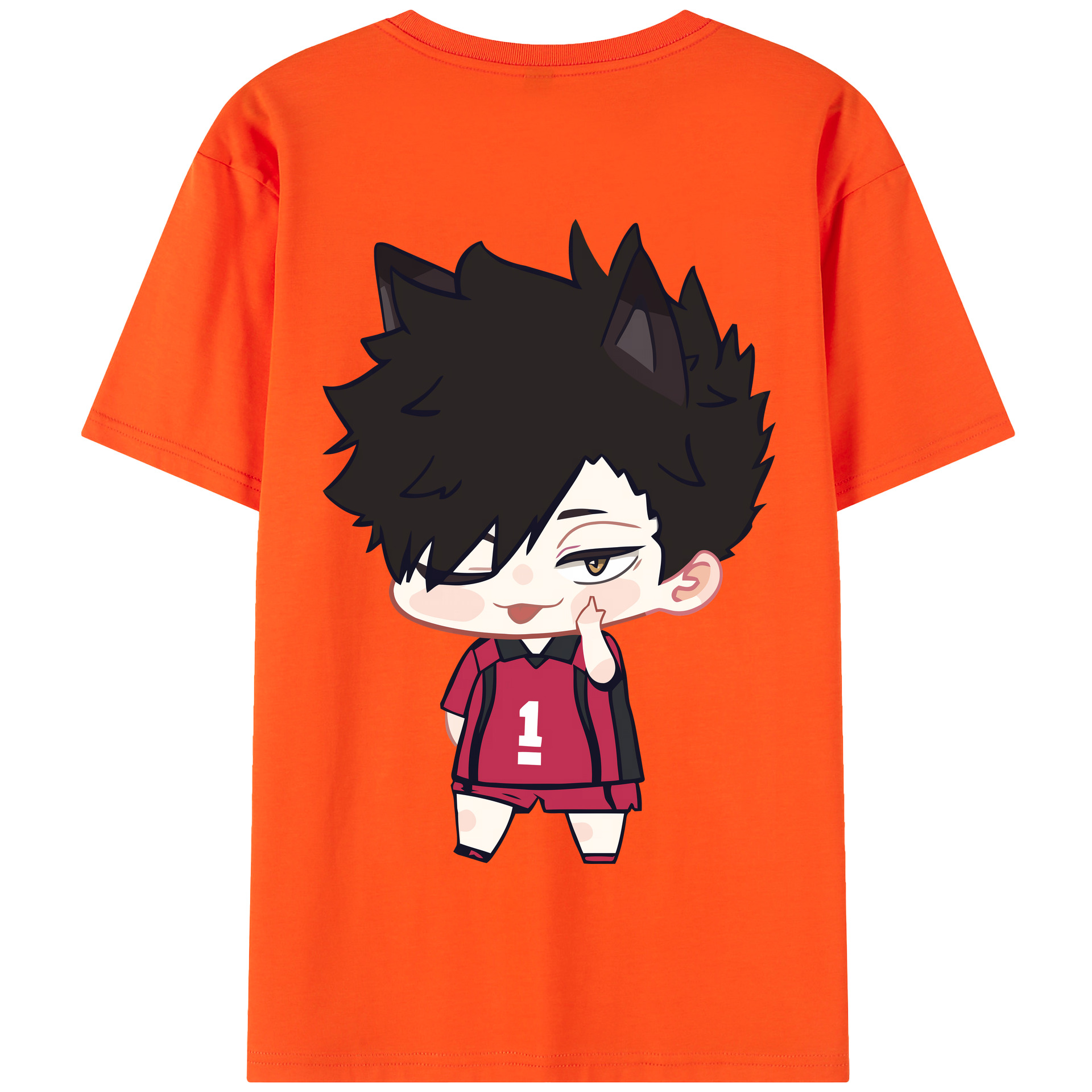 （画像用） ハイキュー!! Haikyu!! 綿100％半袖Tシャツ（背面プリント）