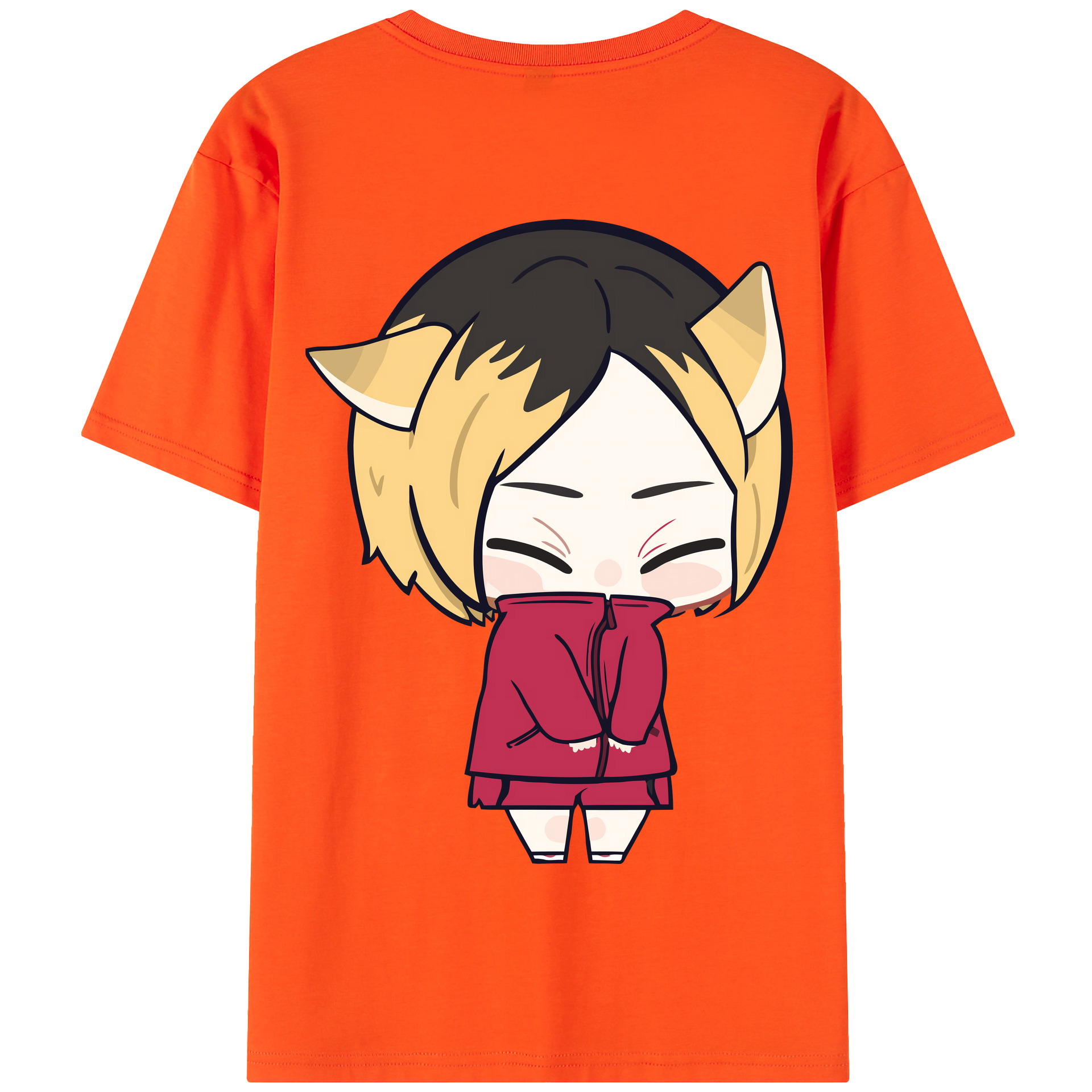 （画像用） ハイキュー!! Haikyu!! 綿100％半袖Tシャツ（背面プリント）