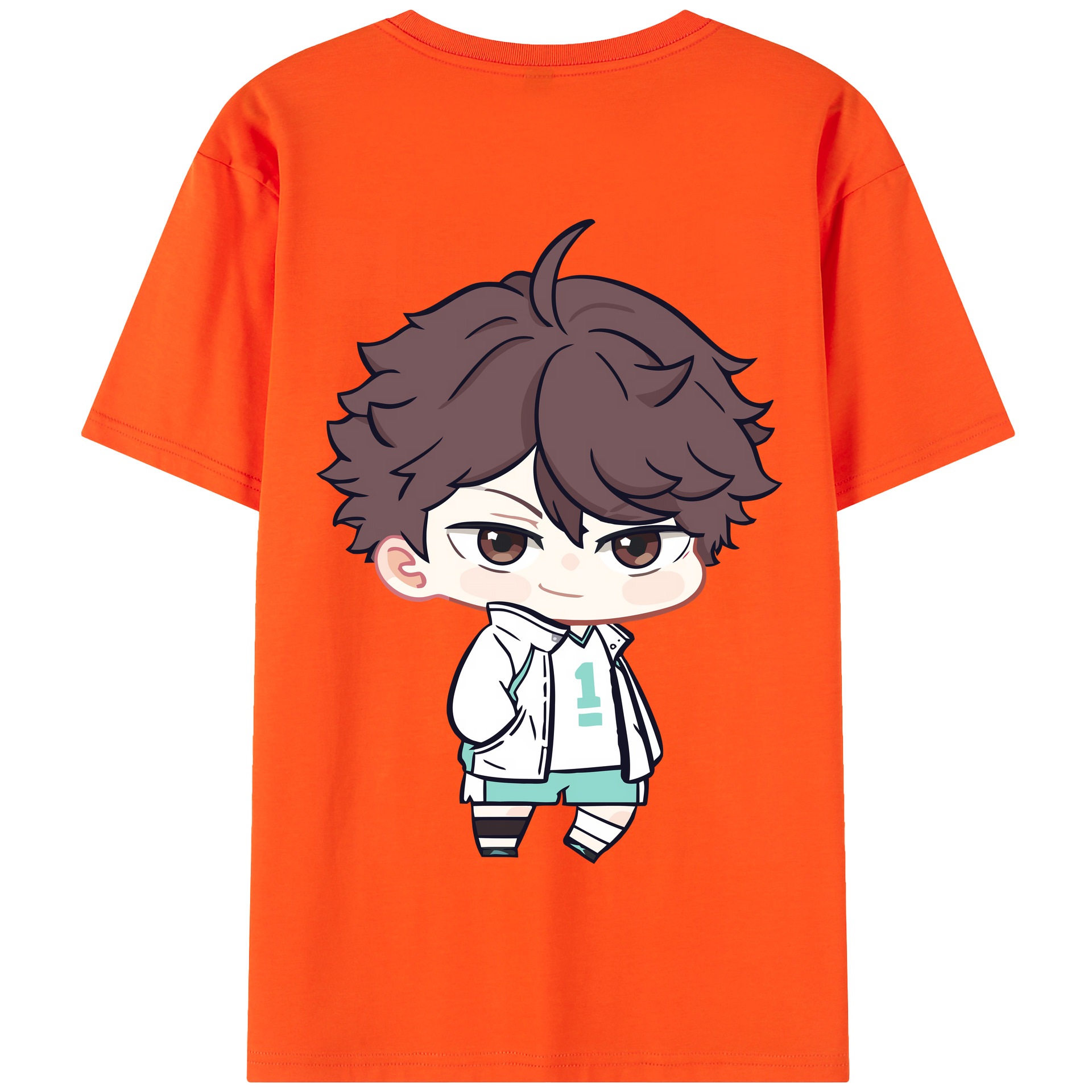 （画像用） ハイキュー!! Haikyu!! 綿100％半袖Tシャツ（背面プリント）