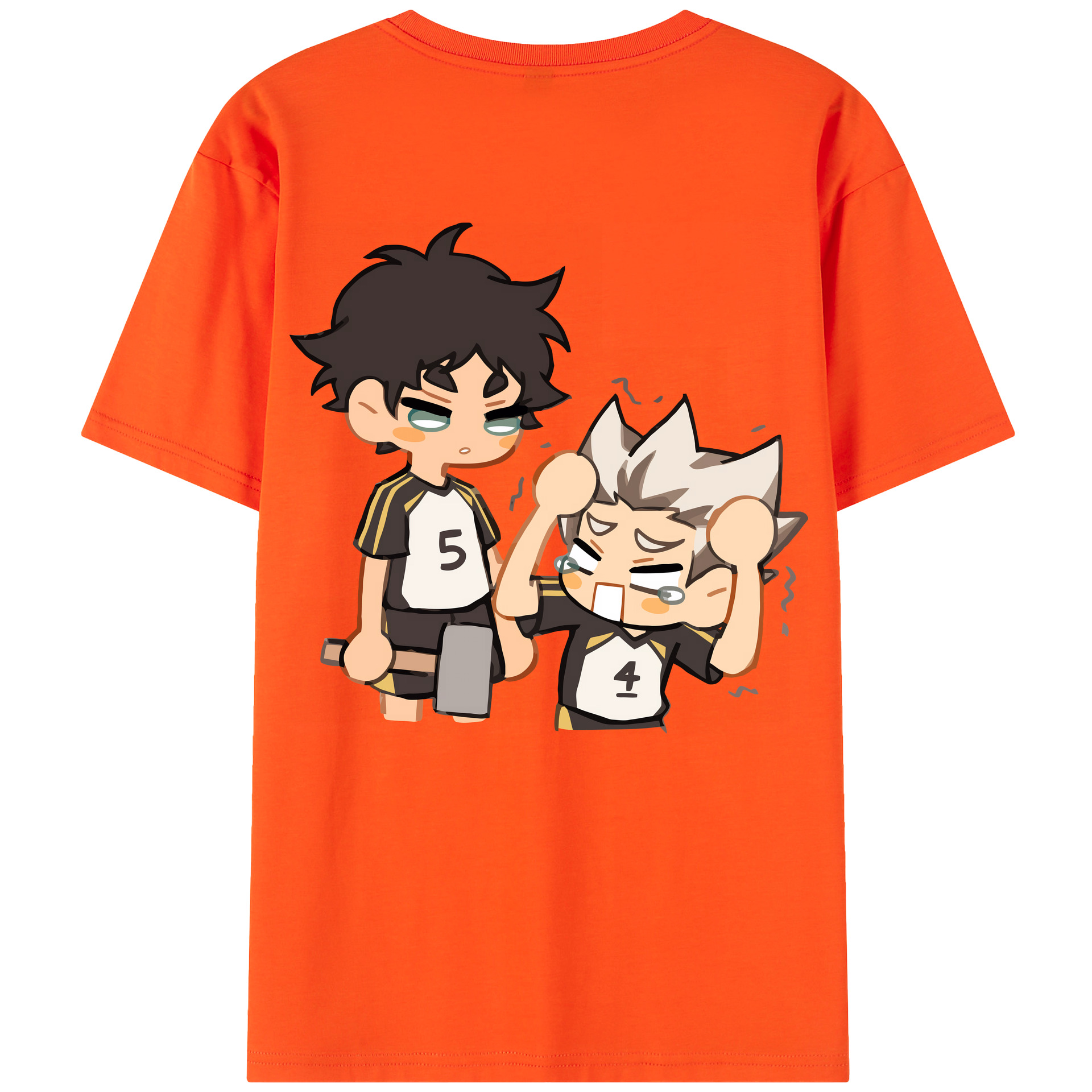 （画像用） ハイキュー!! Haikyu!! 綿100％半袖Tシャツ（背面プリント）