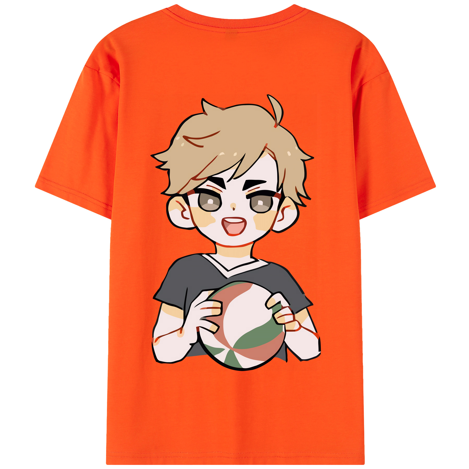 （画像用） ハイキュー!! Haikyu!! 綿100％半袖Tシャツ（背面プリント）