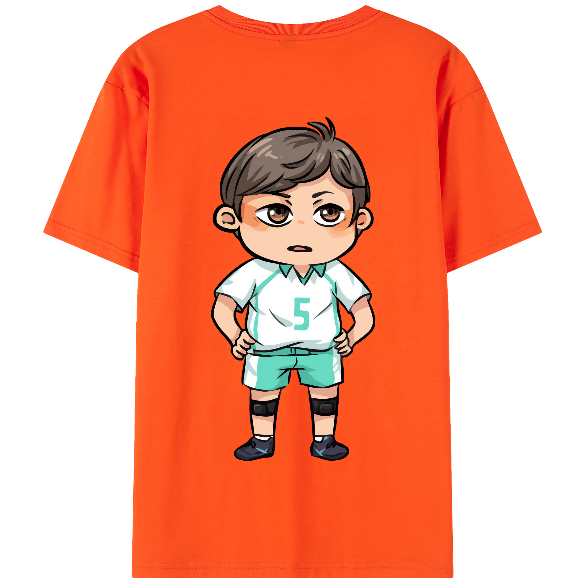 （画像用） ハイキュー!! Haikyu!! 綿100％半袖Tシャツ（背面プリント）