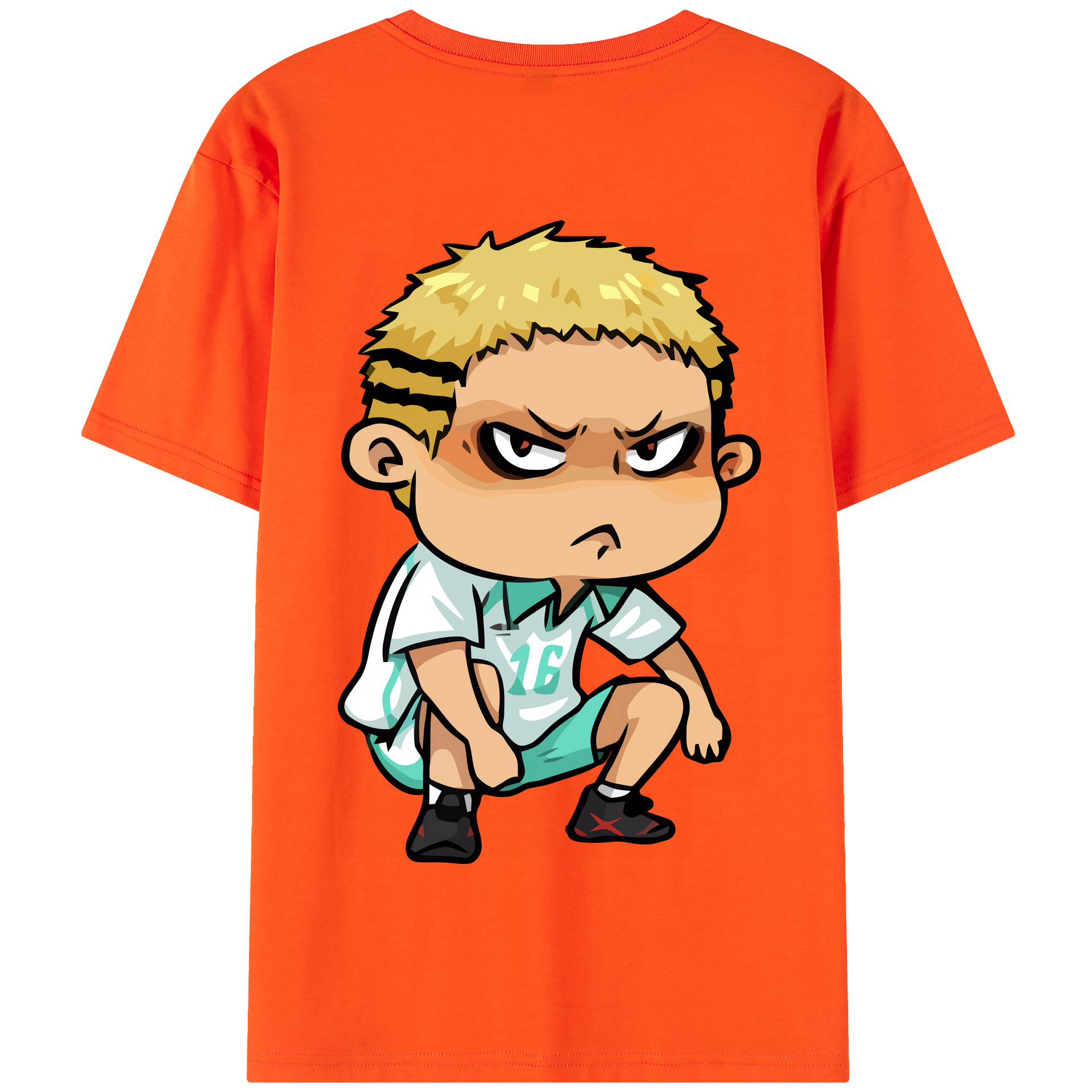 （画像用） ハイキュー!! Haikyu!! 綿100％半袖Tシャツ（背面プリント）