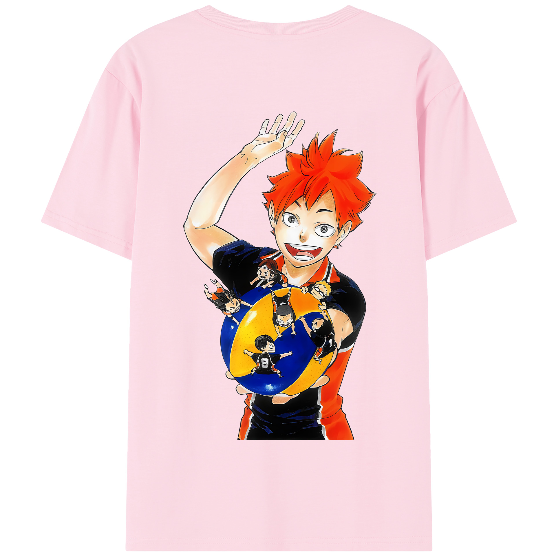 （画像用） ハイキュー!! Haikyu!! 綿100％半袖Tシャツ（背面プリント）