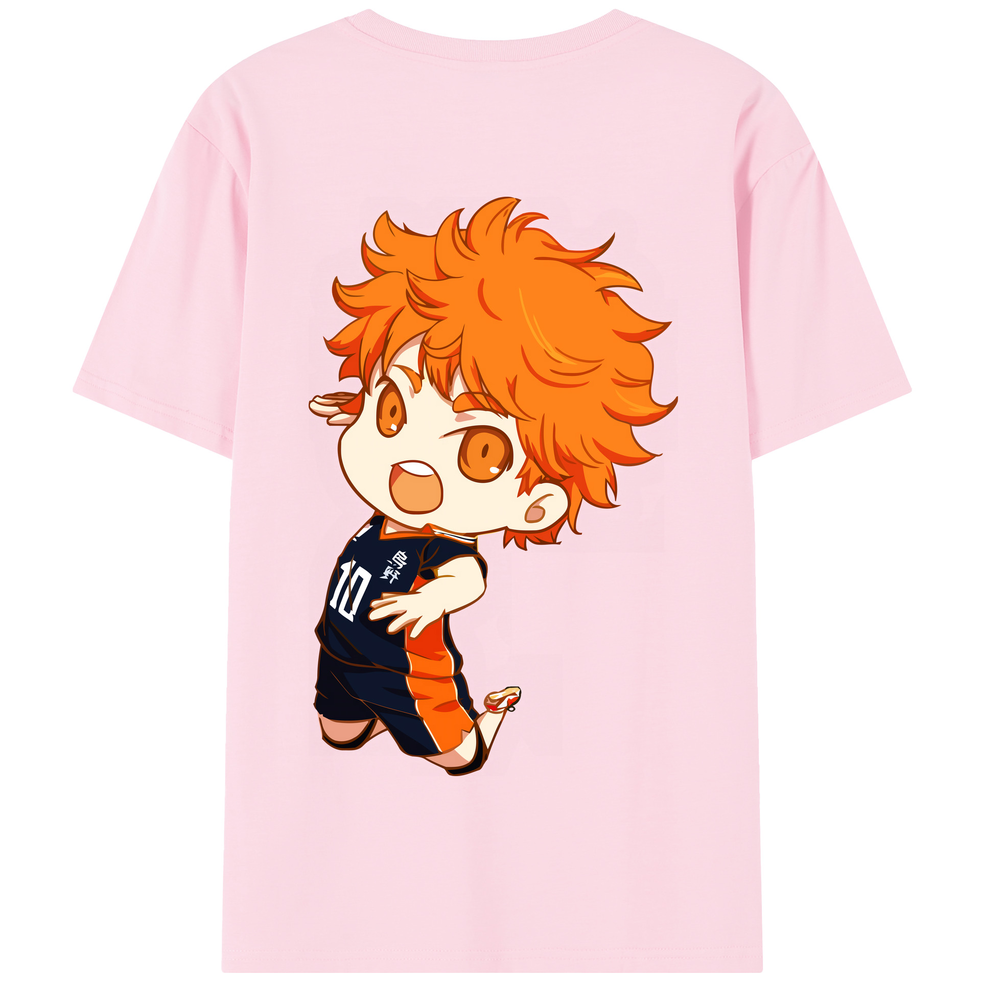 （画像用） ハイキュー!! Haikyu!! 綿100％半袖Tシャツ（背面プリント）