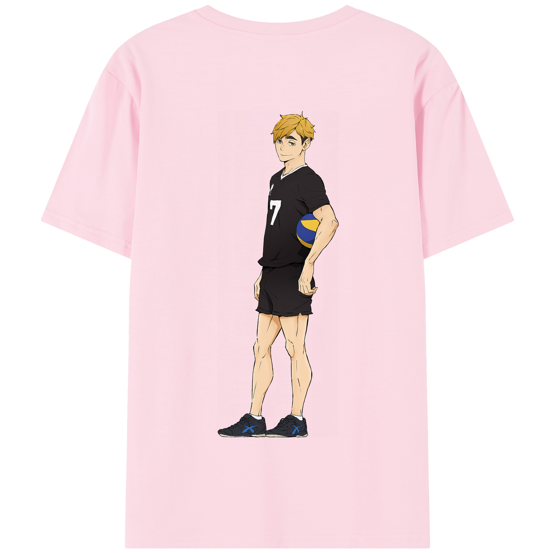（画像用） ハイキュー!! Haikyu!! 綿100％半袖Tシャツ（背面プリント）