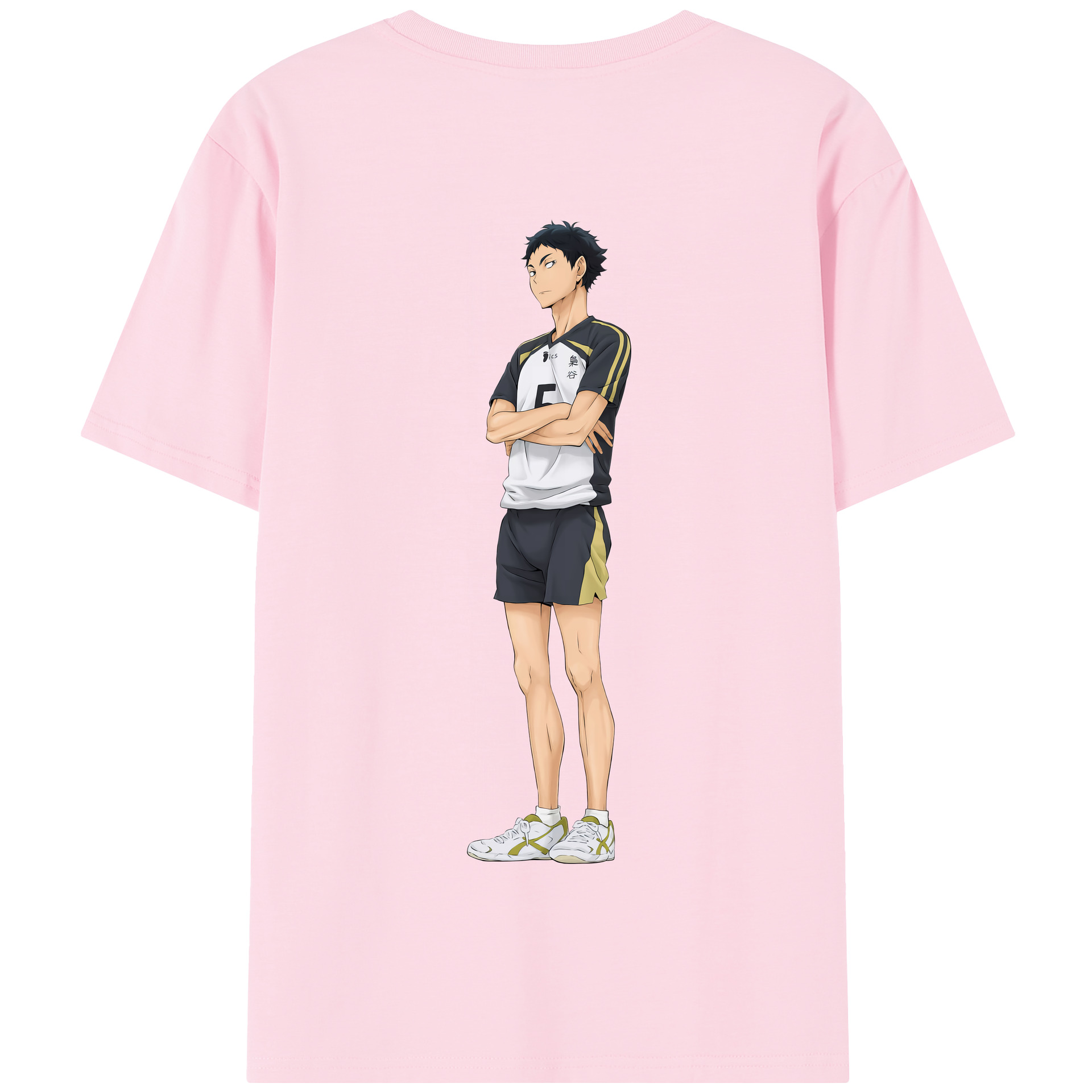 （画像用） ハイキュー!! Haikyu!! 綿100％半袖Tシャツ（背面プリント）