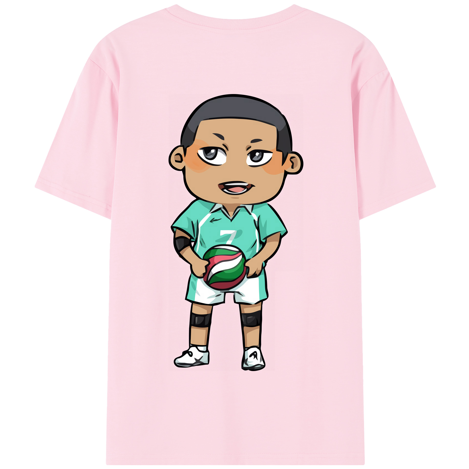 （画像用） ハイキュー!! Haikyu!! 綿100％半袖Tシャツ（背面プリント）