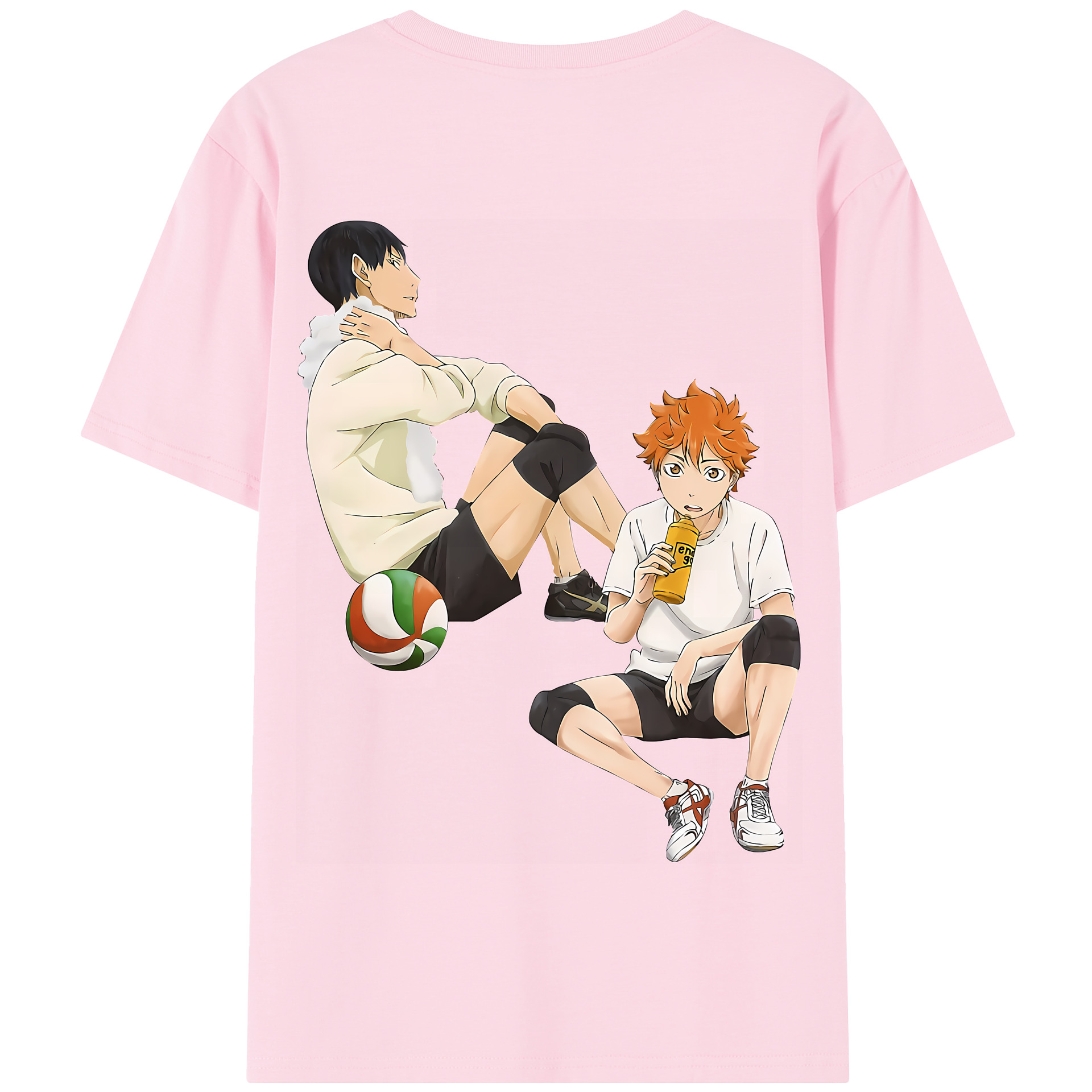 （画像用） ハイキュー!! Haikyu!! 綿100％半袖Tシャツ（背面プリント）