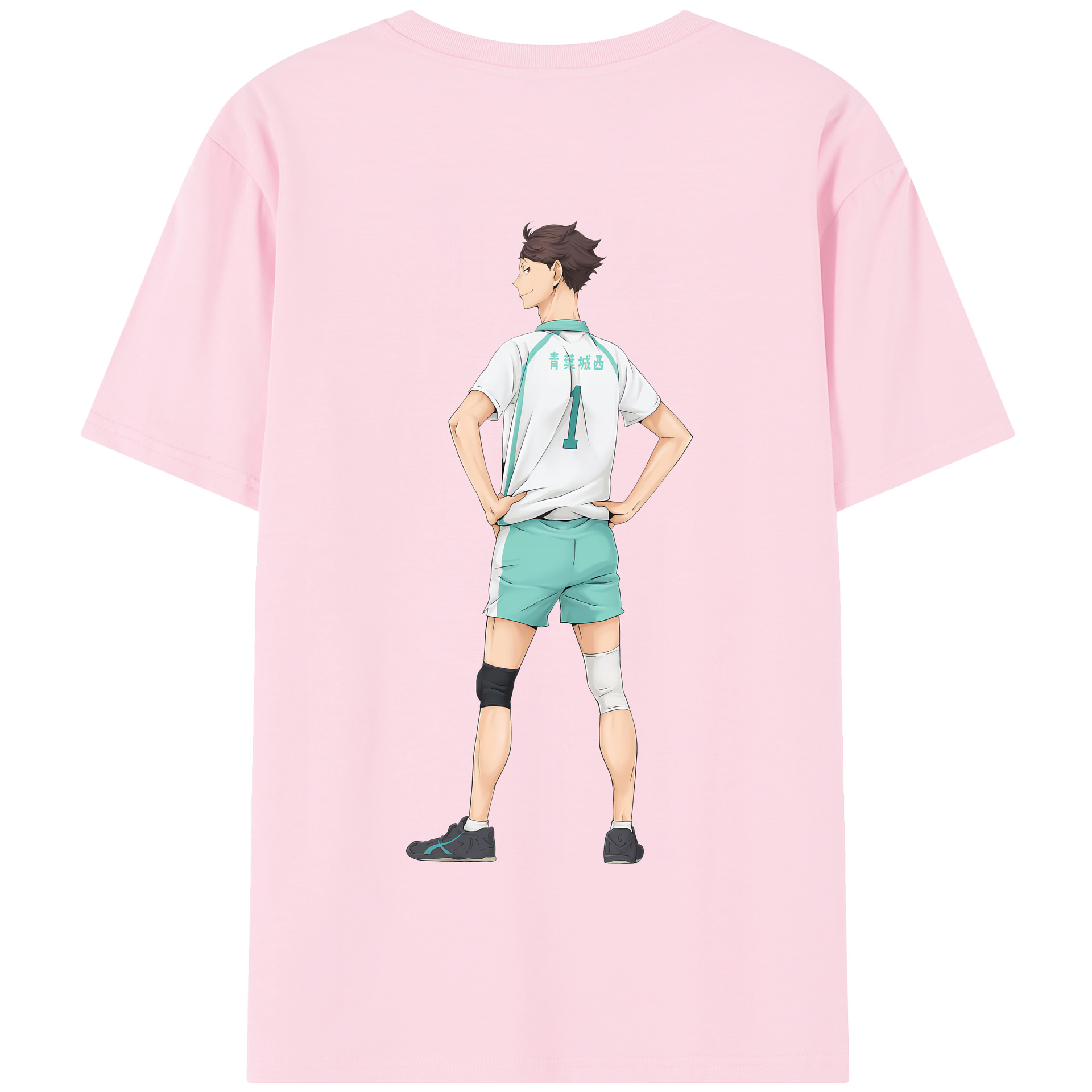 （画像用） ハイキュー!! Haikyu!! 綿100％半袖Tシャツ（背面プリント）
