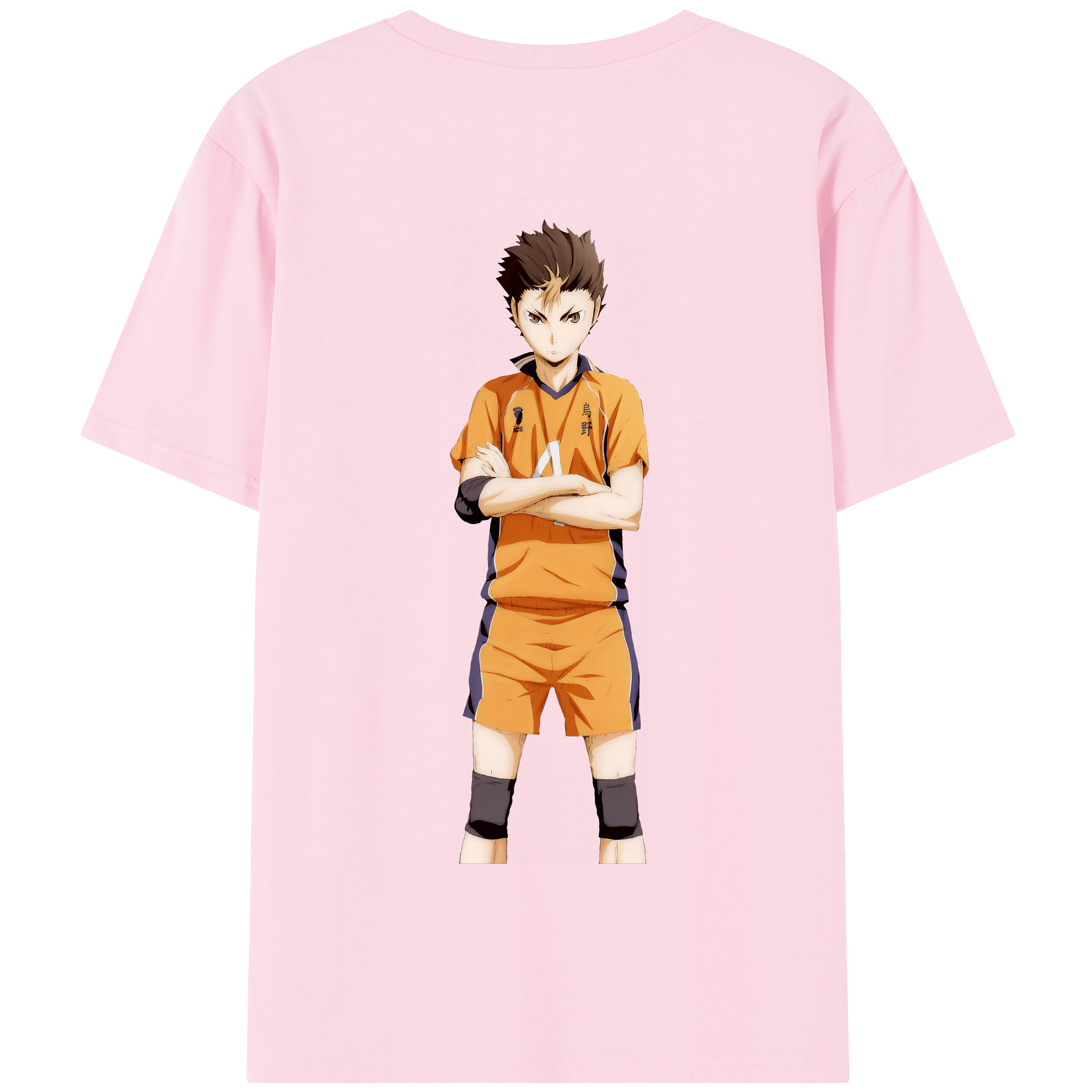 （画像用） ハイキュー!! Haikyu!! 綿100％半袖Tシャツ（背面プリント）