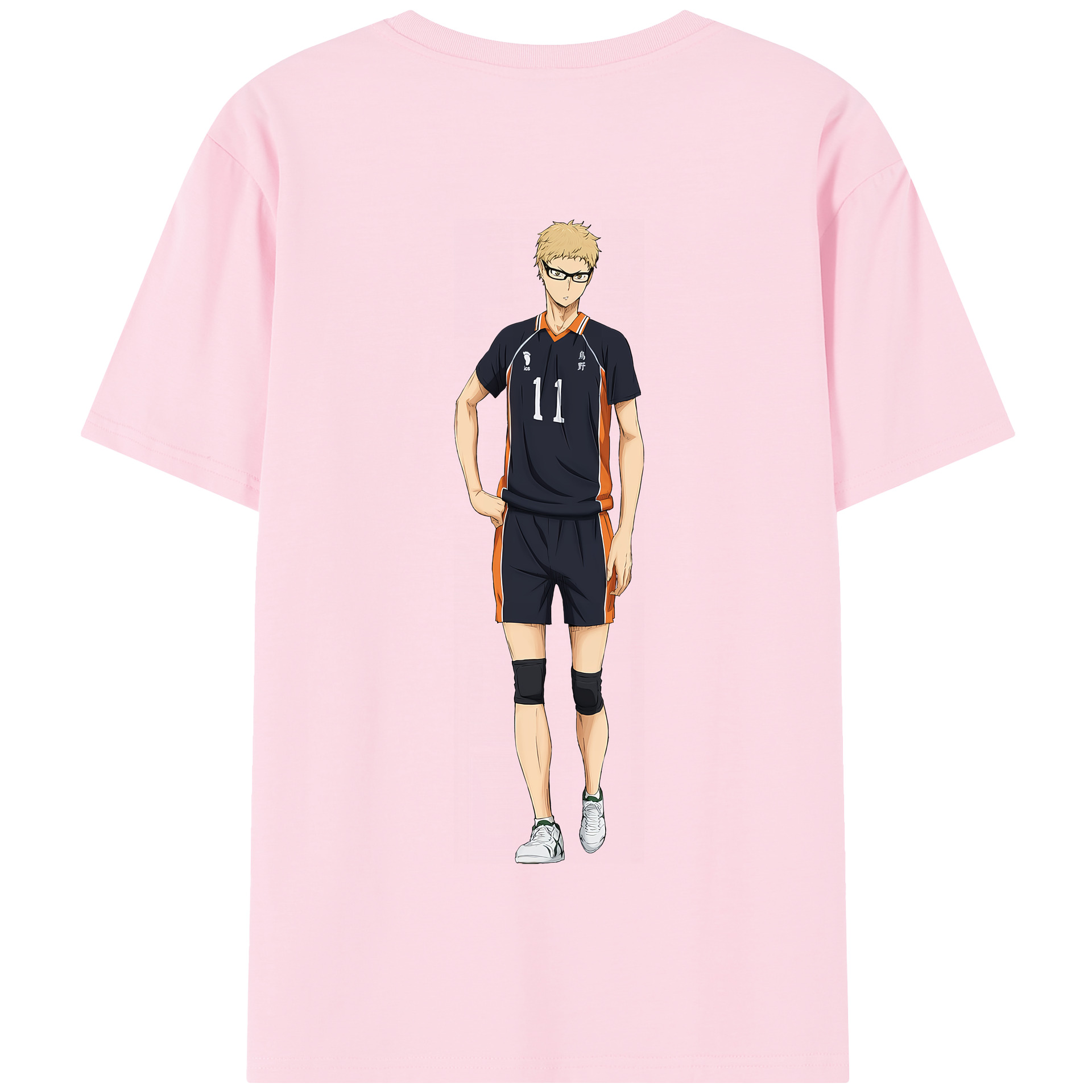 （画像用） ハイキュー!! Haikyu!! 綿100％半袖Tシャツ（背面プリント）