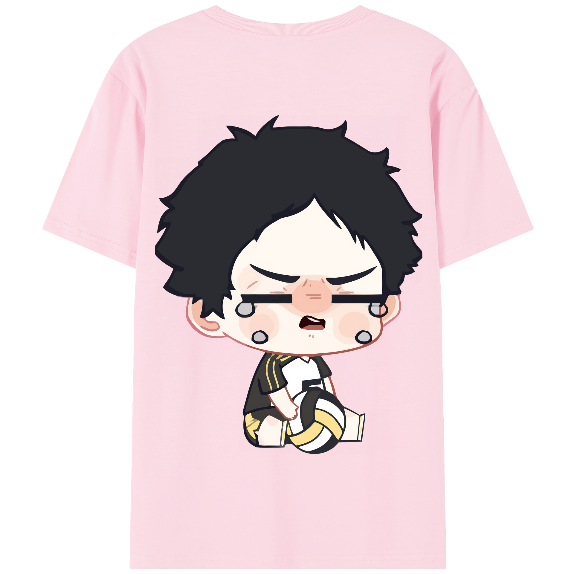 （画像用） ハイキュー!! Haikyu!! 綿100％半袖Tシャツ（背面プリント）