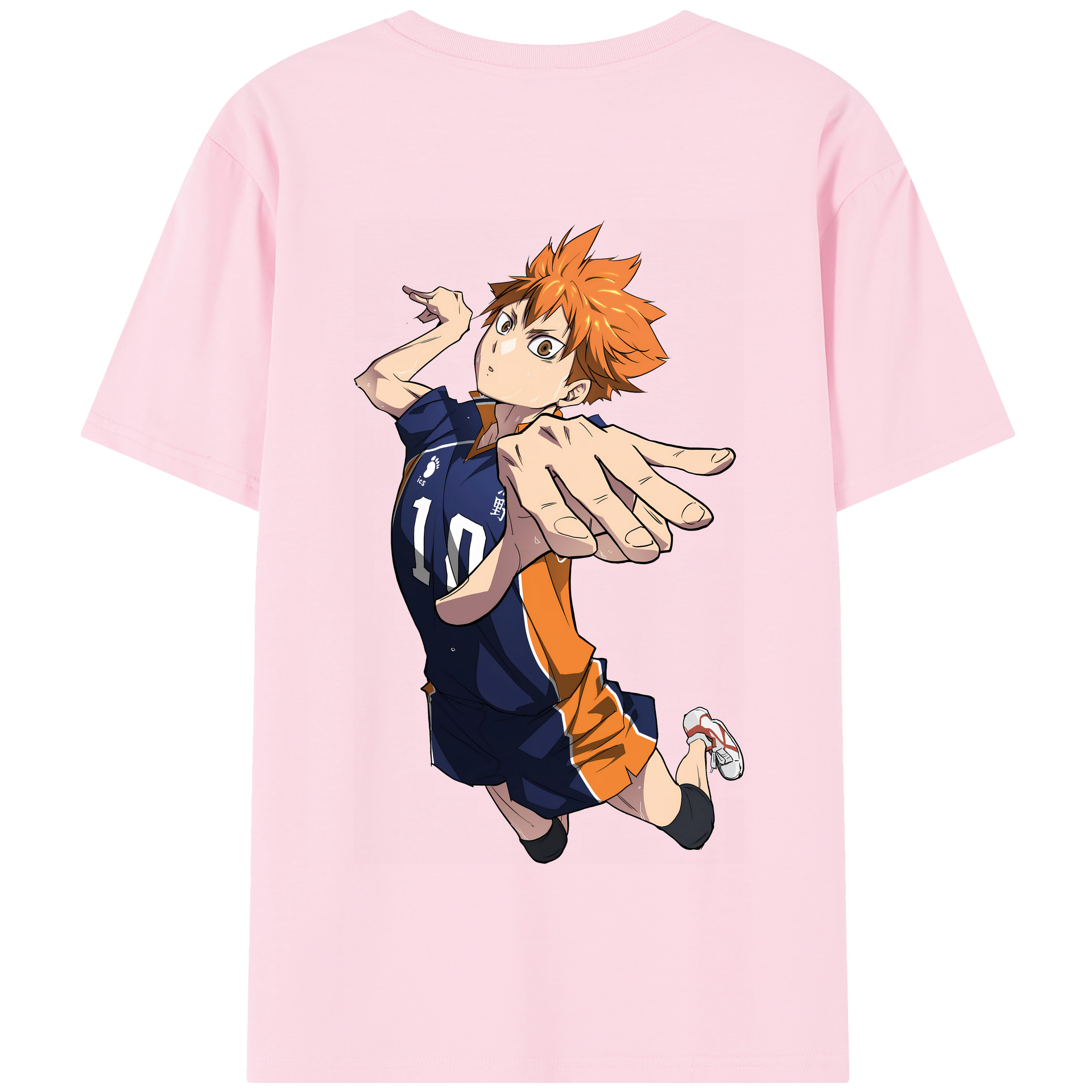 （画像用） ハイキュー!! Haikyu!! 綿100％半袖Tシャツ（背面プリント）