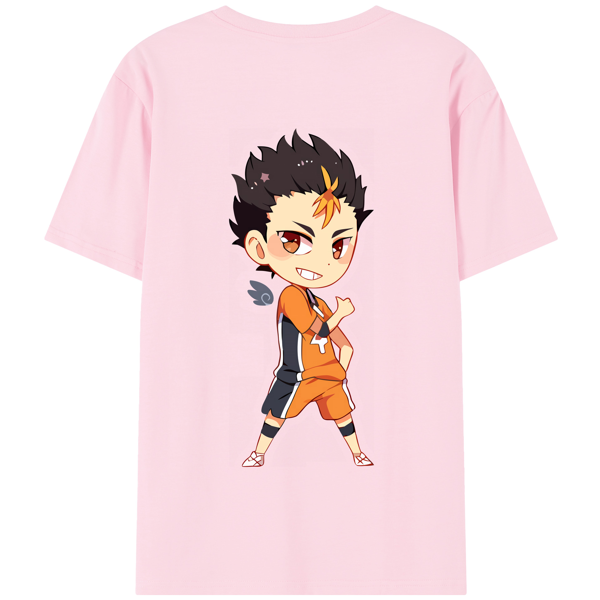 （画像用） ハイキュー!! Haikyu!! 綿100％半袖Tシャツ（背面プリント）