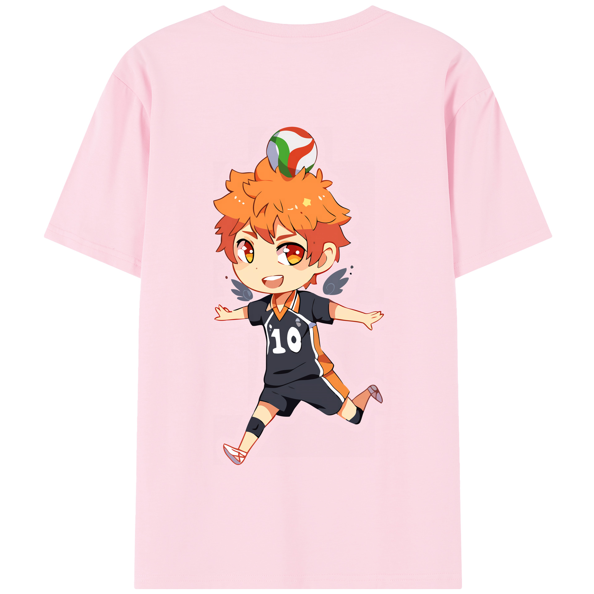 （画像用） ハイキュー!! Haikyu!! 綿100％半袖Tシャツ（背面プリント）
