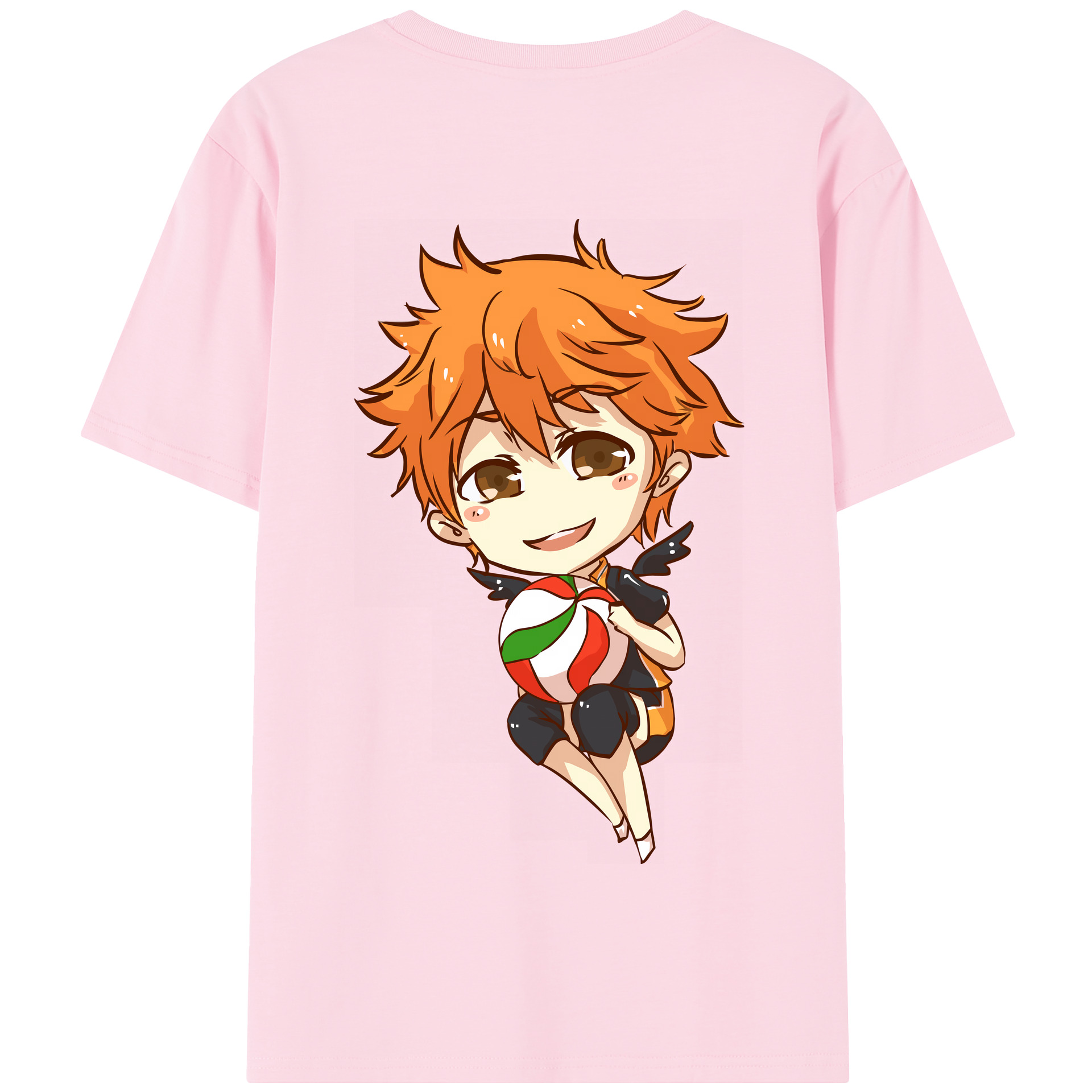 （画像用） ハイキュー!! Haikyu!! 綿100％半袖Tシャツ（背面プリント）