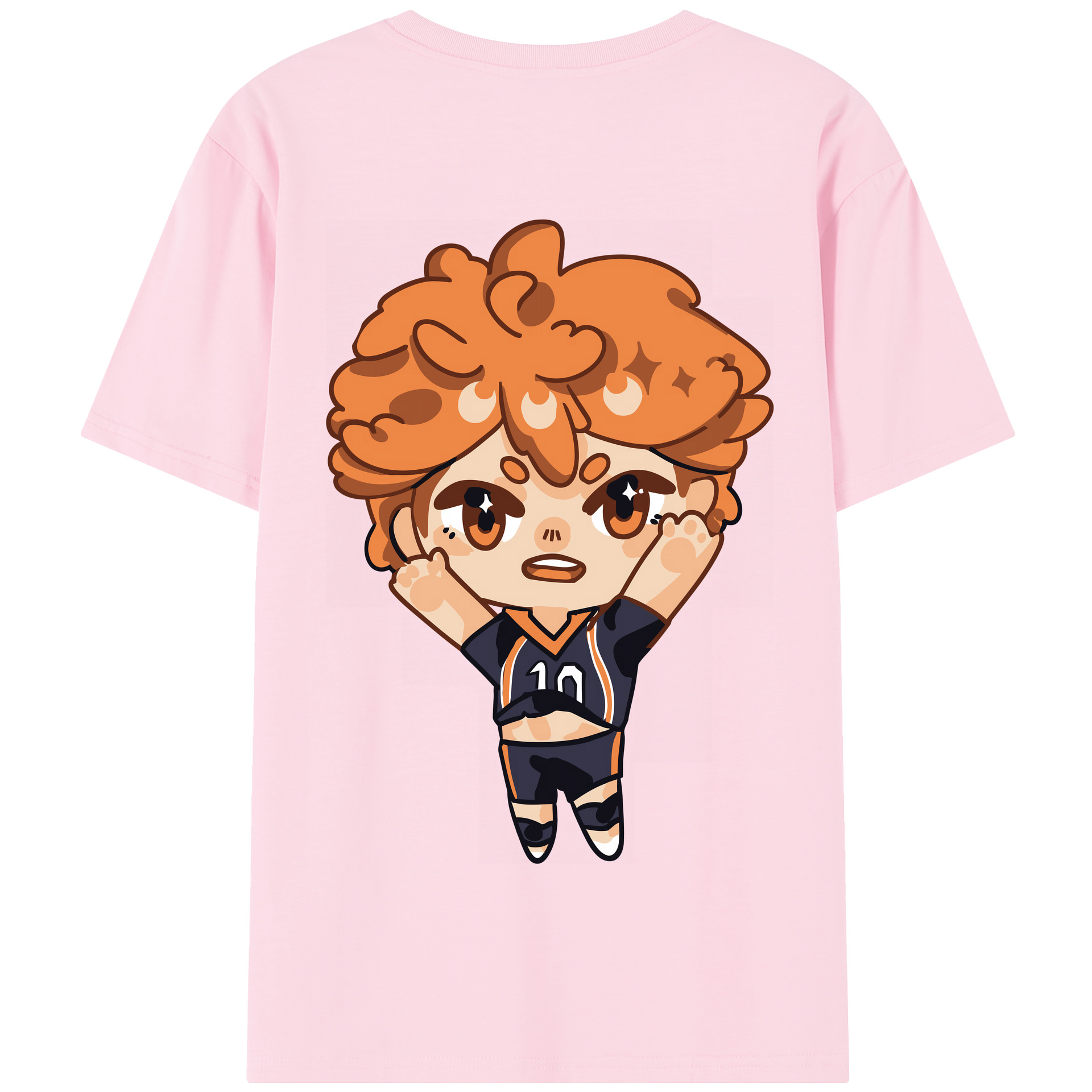 （画像用） ハイキュー!! Haikyu!! 綿100％半袖Tシャツ（背面プリント）