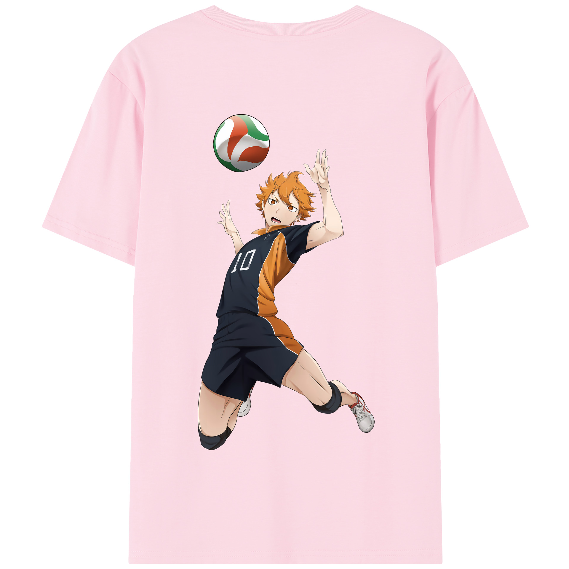 （画像用） ハイキュー!! Haikyu!! 綿100％半袖Tシャツ（背面プリント）