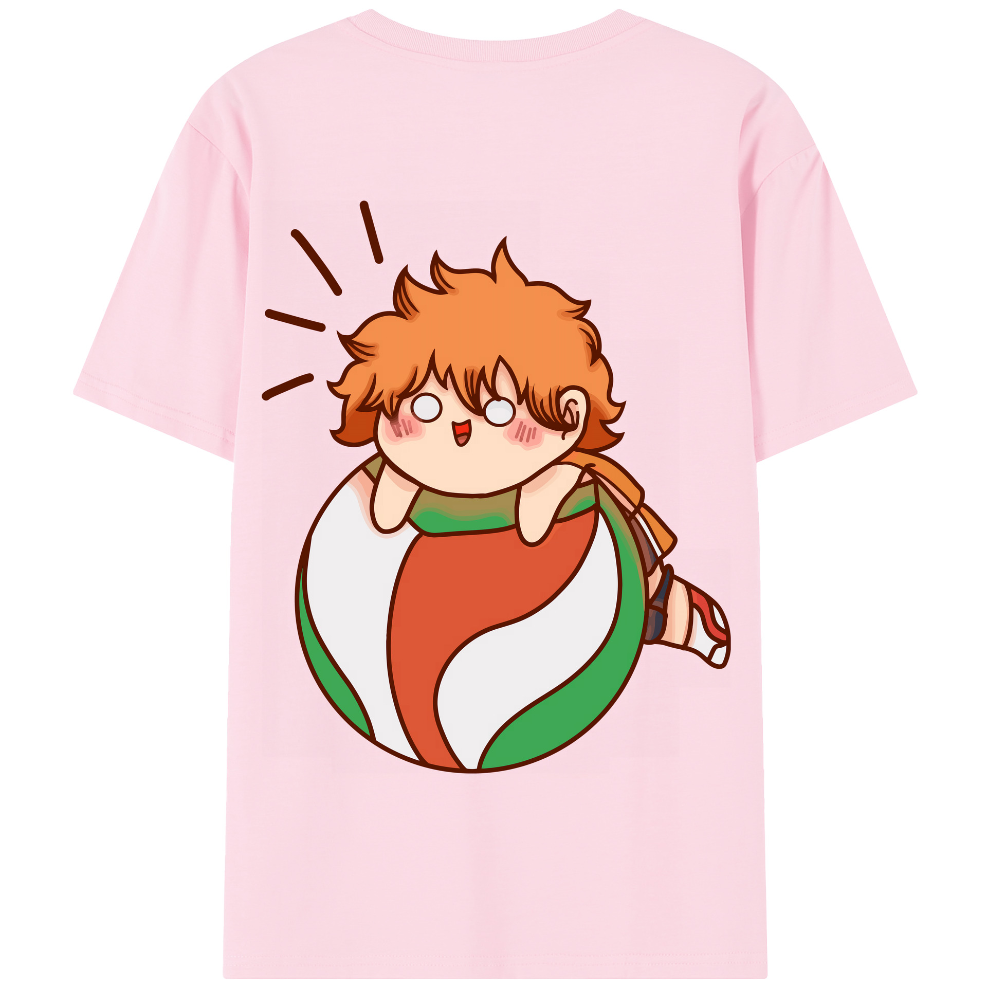 （画像用） ハイキュー!! Haikyu!! 綿100％半袖Tシャツ（背面プリント）
