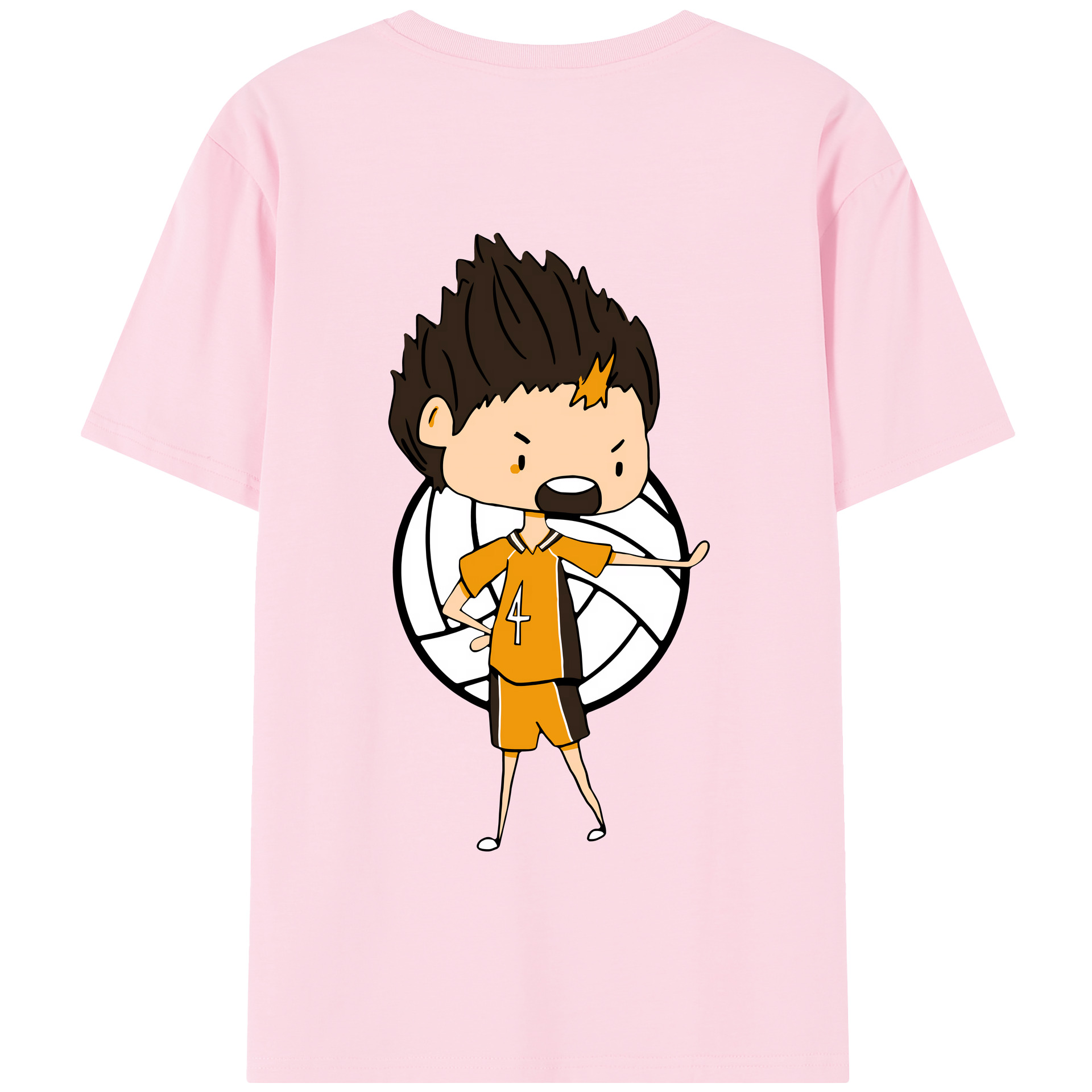 （画像用） ハイキュー!! Haikyu!! 綿100％半袖Tシャツ（背面プリント）