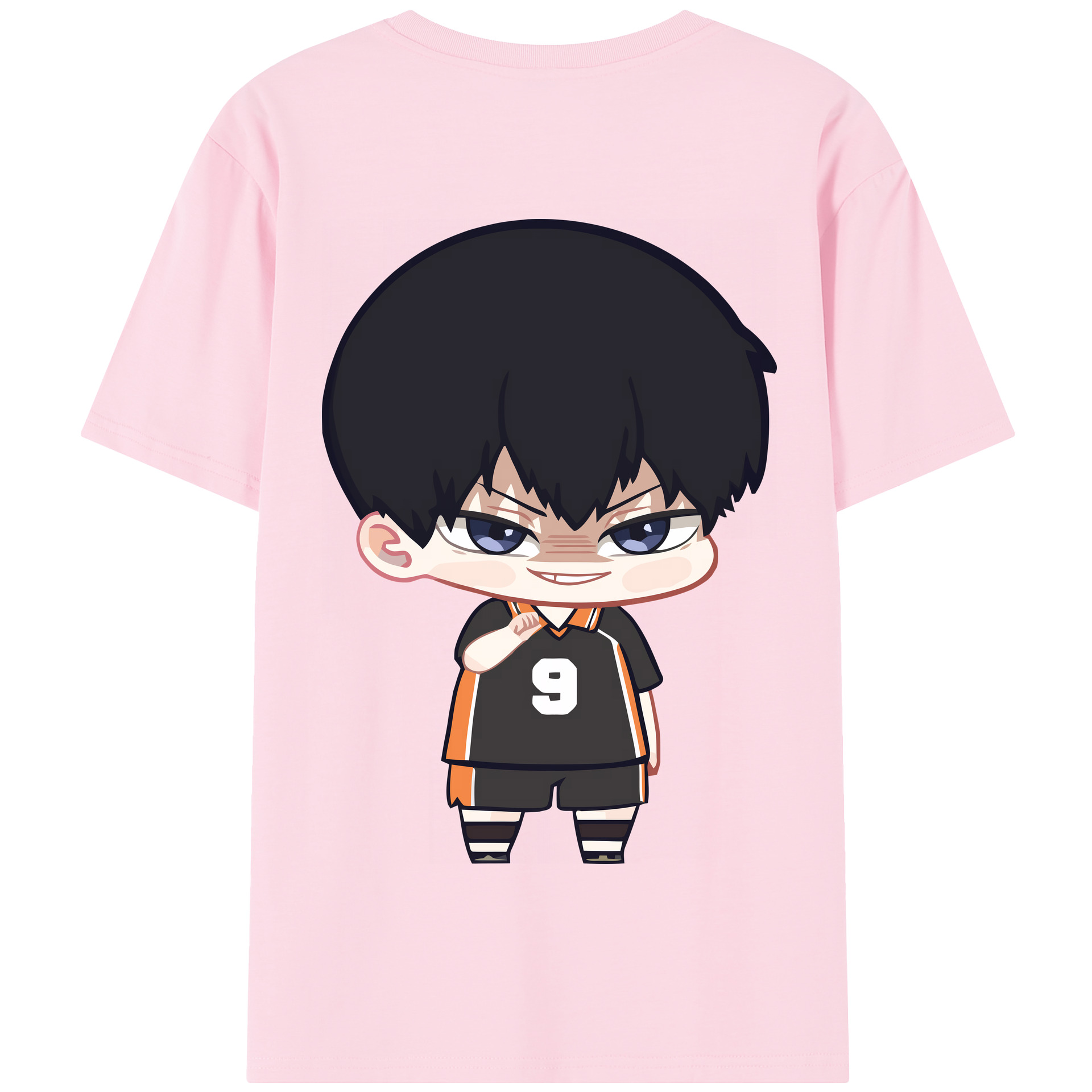 （画像用） ハイキュー!! Haikyu!! 綿100％半袖Tシャツ（背面プリント）