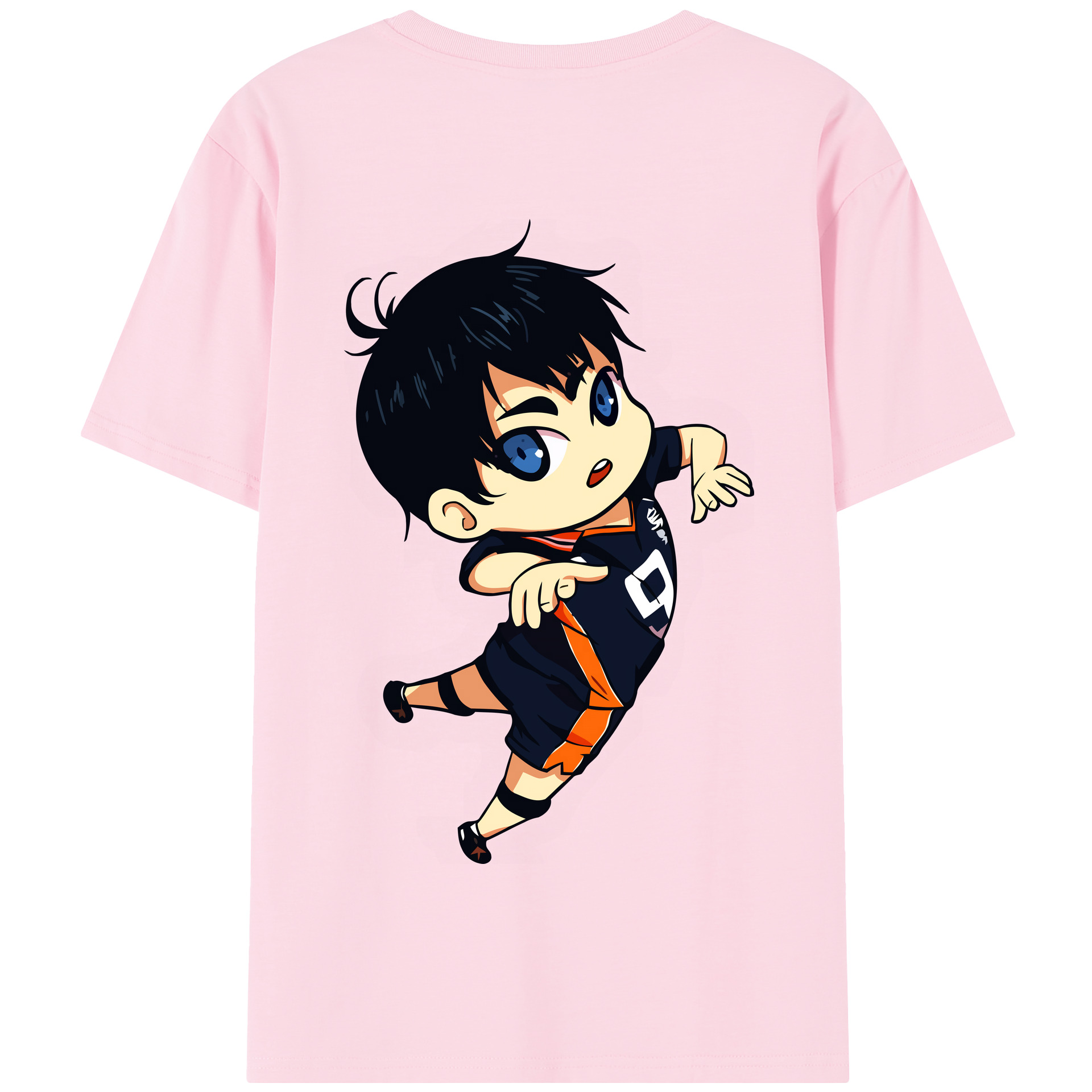 （画像用） ハイキュー!! Haikyu!! 綿100％半袖Tシャツ（背面プリント）