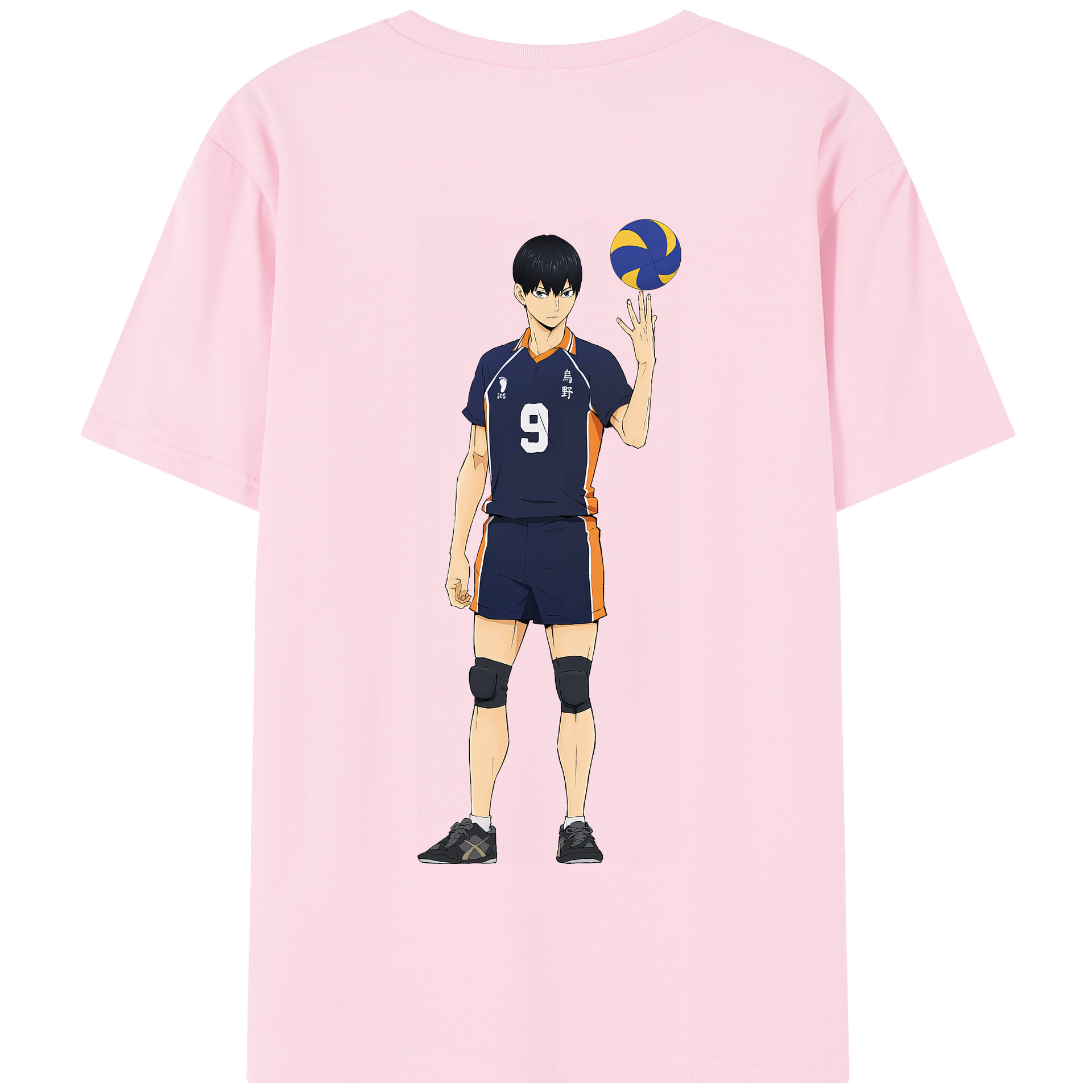 （画像用） ハイキュー!! Haikyu!! 綿100％半袖Tシャツ（背面プリント）