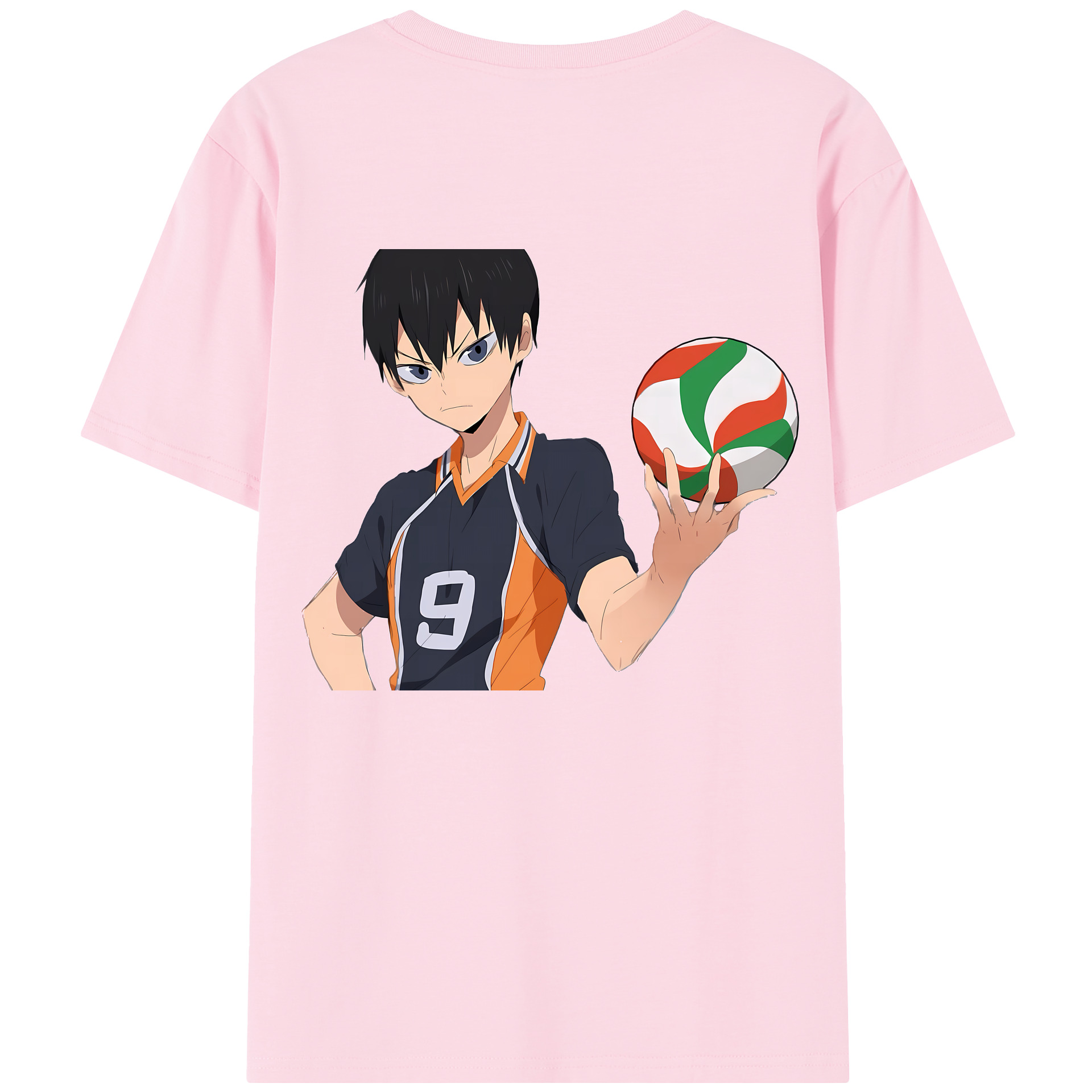 （画像用） ハイキュー!! Haikyu!! 綿100％半袖Tシャツ（背面プリント）