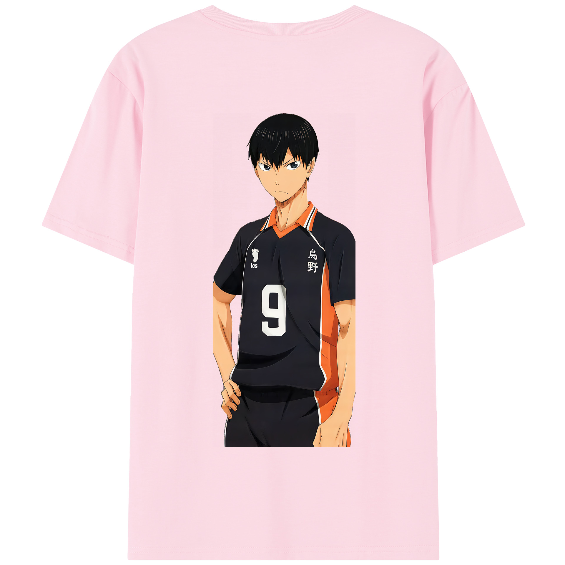 （画像用） ハイキュー!! Haikyu!! 綿100％半袖Tシャツ（背面プリント）