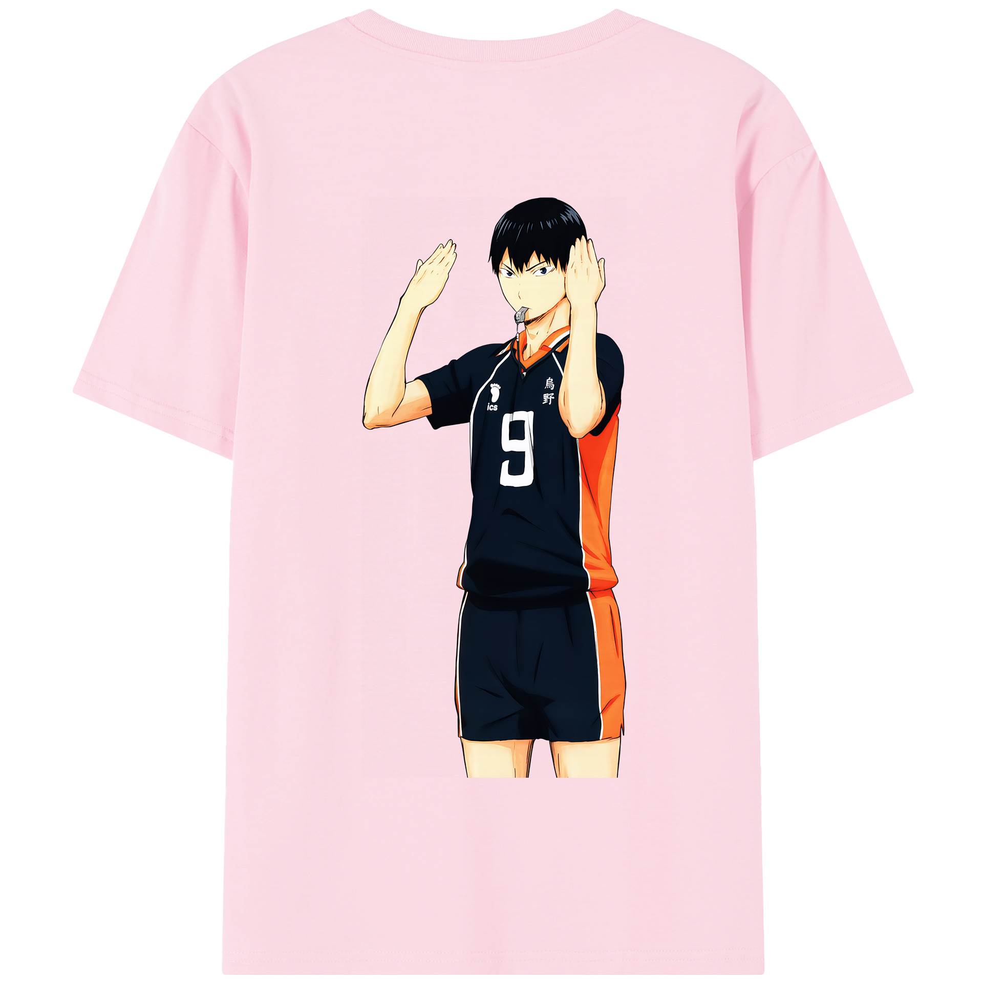 （画像用） ハイキュー!! Haikyu!! 綿100％半袖Tシャツ（背面プリント）