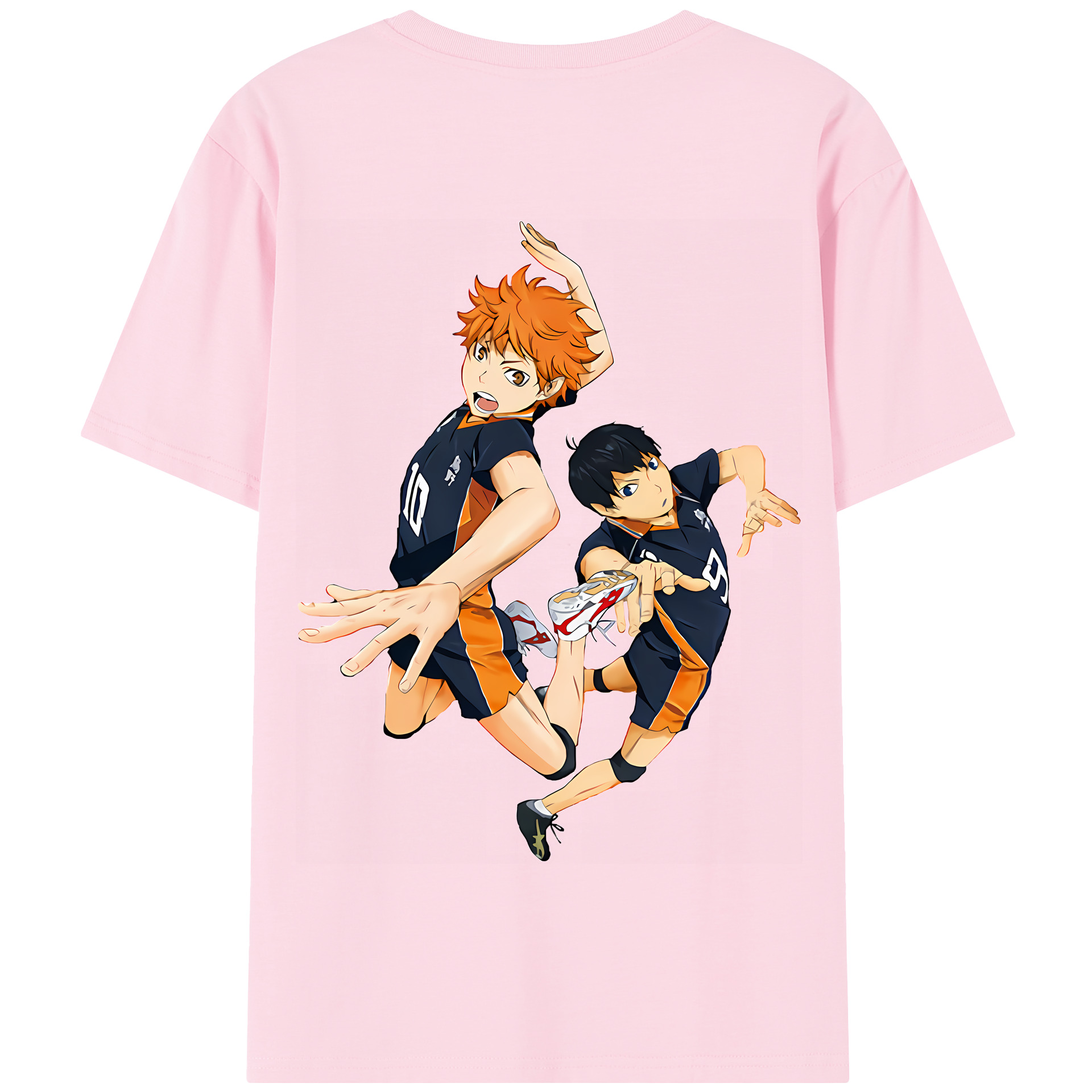 （画像用） ハイキュー!! Haikyu!! 綿100％半袖Tシャツ（背面プリント）