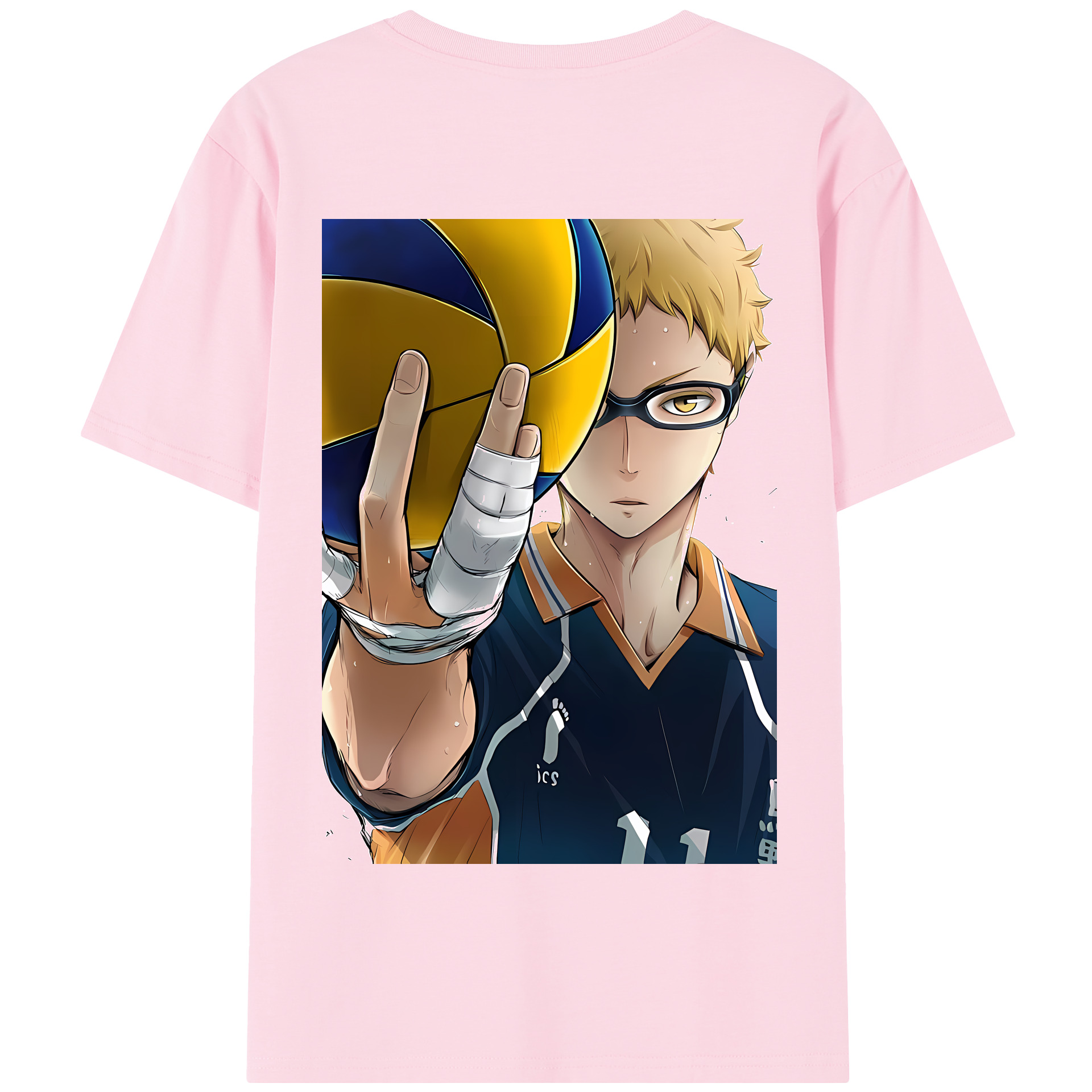 （画像用） ハイキュー!! Haikyu!! 綿100％半袖Tシャツ（背面プリント）