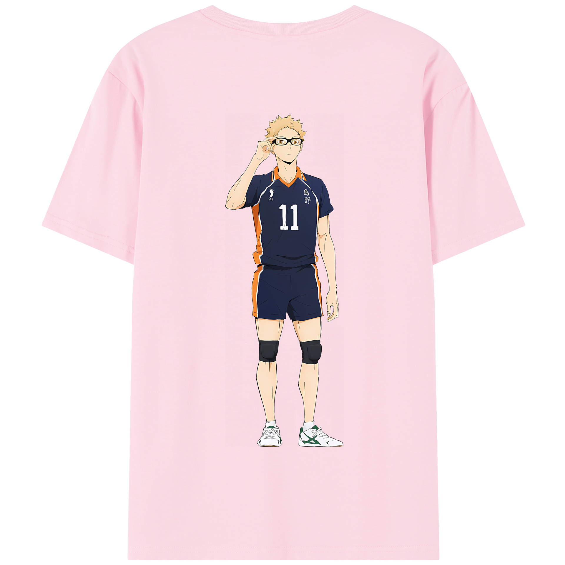 （画像用） ハイキュー!! Haikyu!! 綿100％半袖Tシャツ（背面プリント）